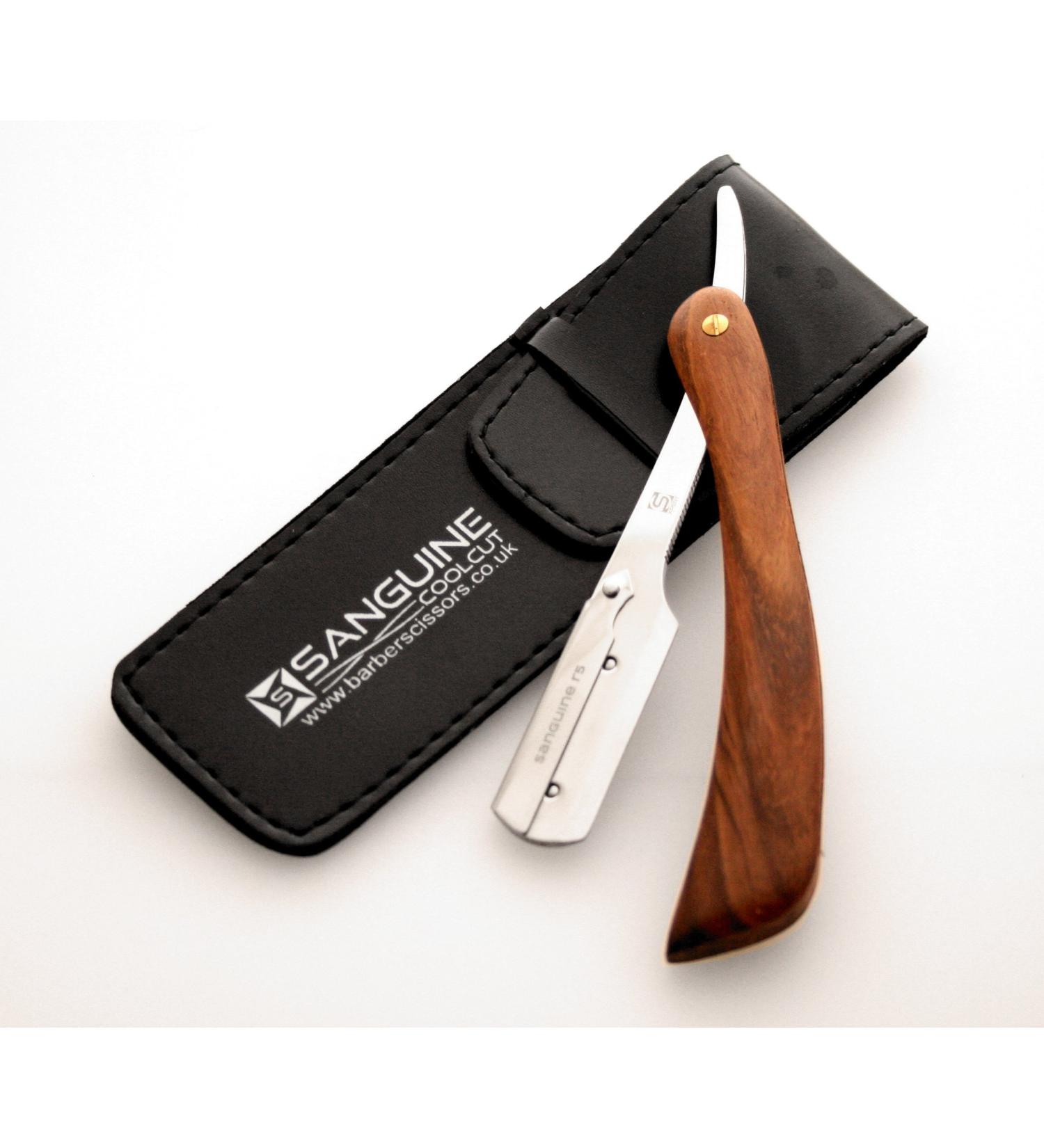Men Shaving Razor Straight Razors Beard Moustache Razor (Wood-r5) Pouch - Buy Online on SooperMarket.com