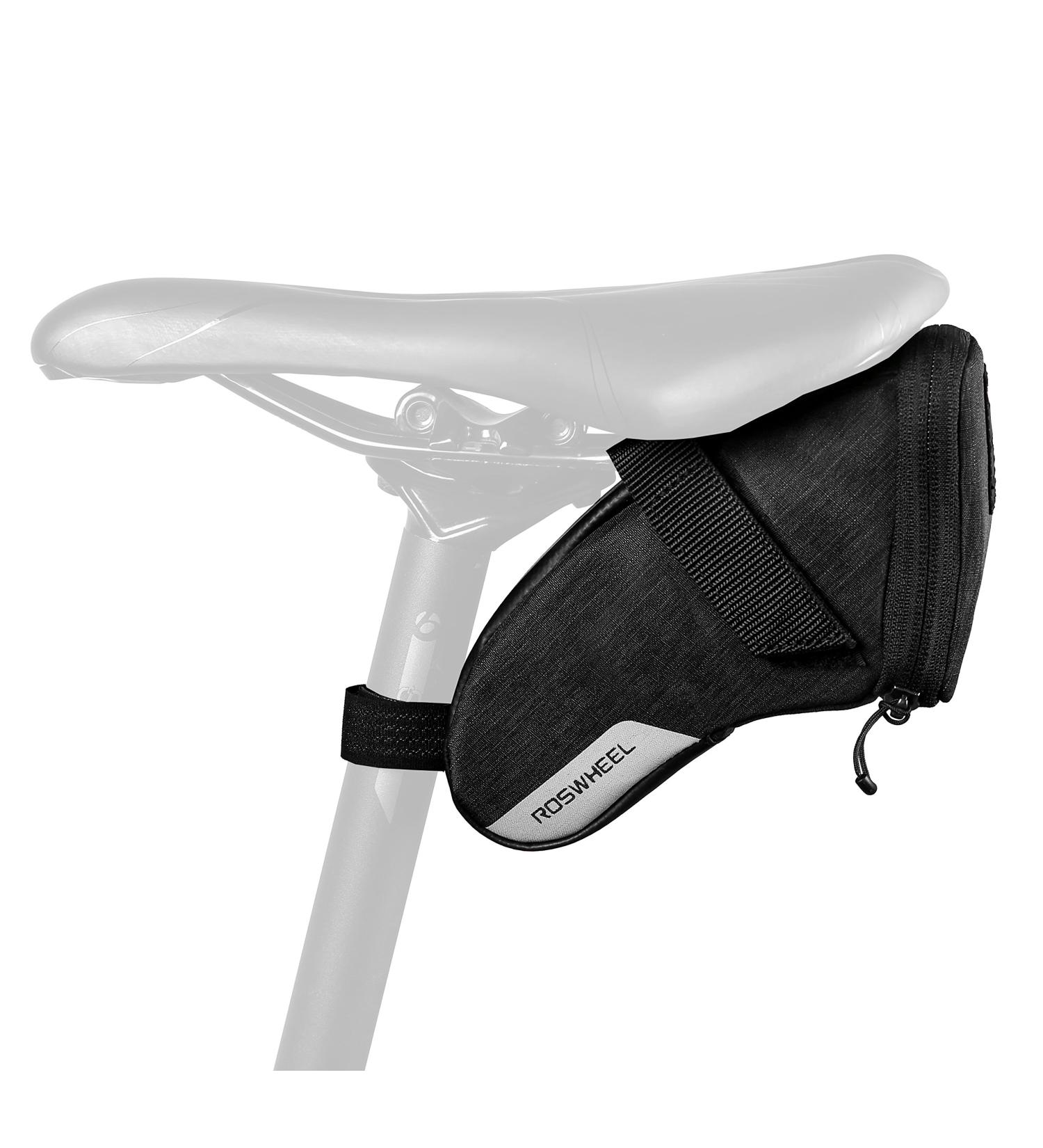 Roswheel 131470 Water Resistant Bike Saddle Bag - Large Under Seat Pouch for Cycling Accessories - Buy Online on SooperMarket.com