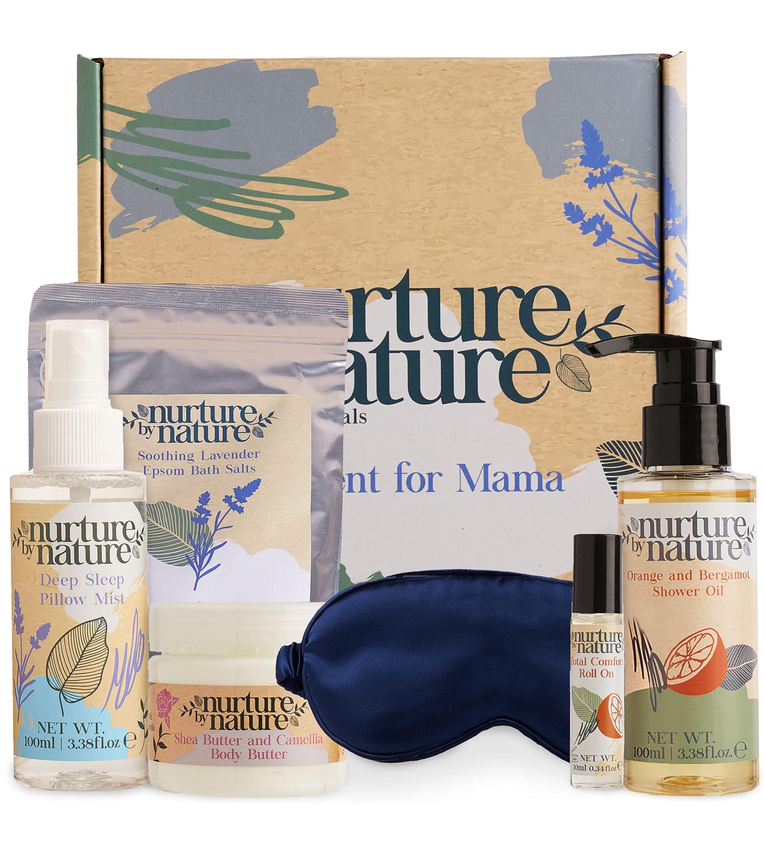 Nurture by Nature MOMENT FOR MAMA Gift Set - 6 Pc Pamper Set for Women | Gifts for Mum, Bath & Spa Sets - Buy Online on SooperMarket.com