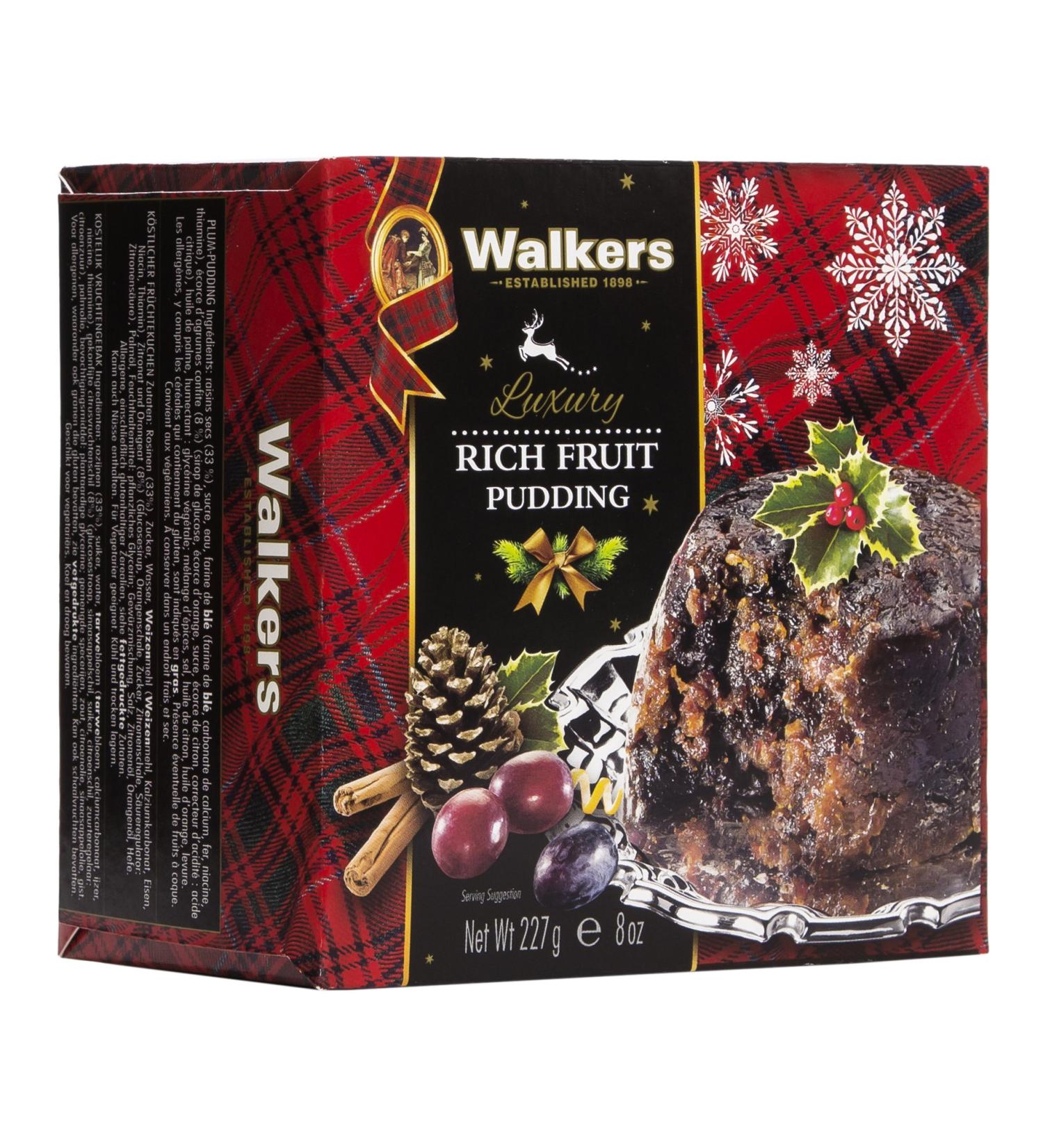 Walkers Plum Pudding, 8 Ounce
