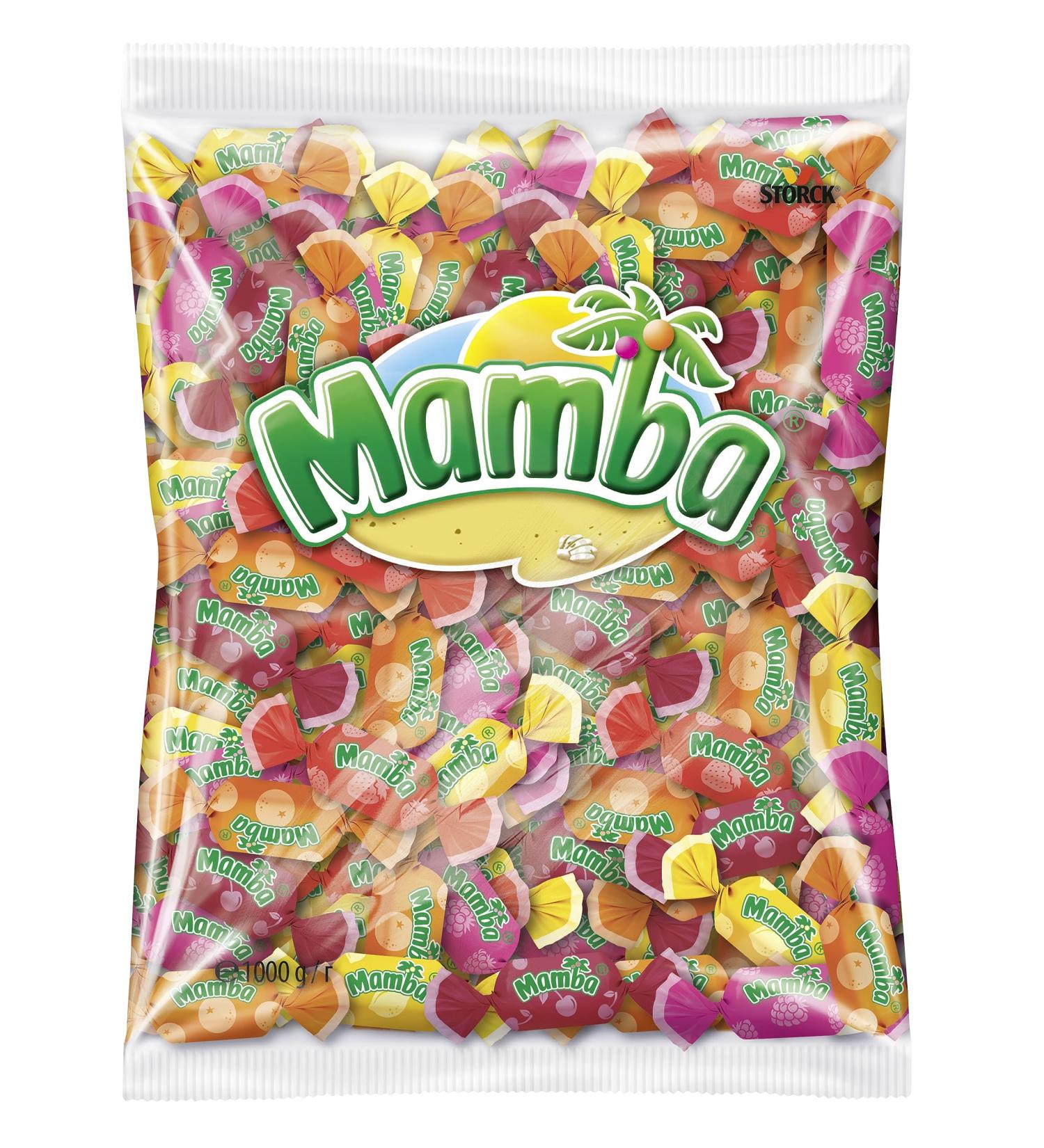 Mamba - Party Fruit Chews Perfect for Easter & Mother's Day 5 Fruit Flavours 1 kg Sharing Bag (Pack of 1) - Buy Online on SooperMarket.com