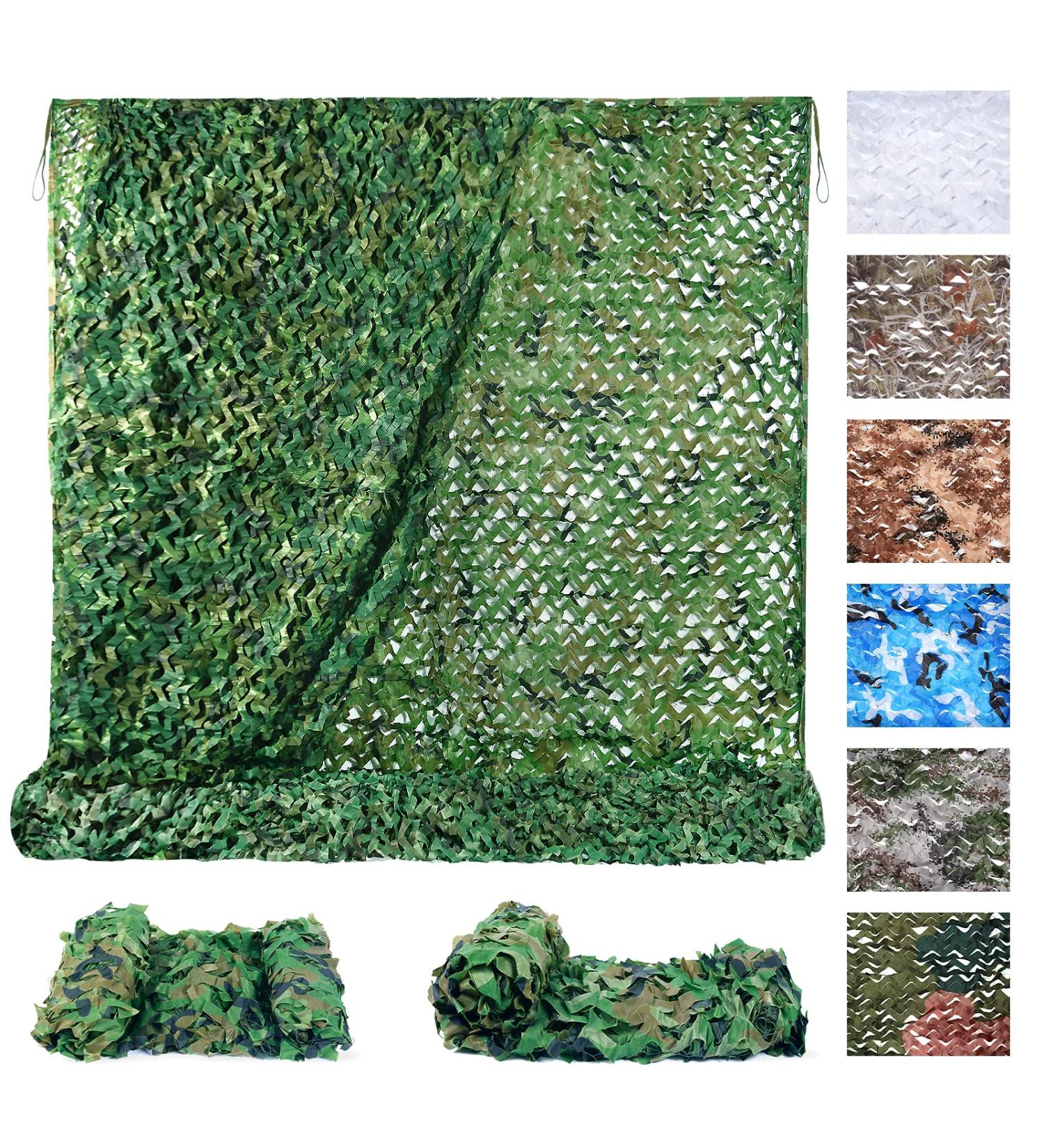 Sposuit Camo Net - Oxford Fabric Camouflage Netting for Hunting, Military Surplus - 10x10ft, 10x20ft, 13x20ft Sizes Available - Buy Online on SooperMarket.com