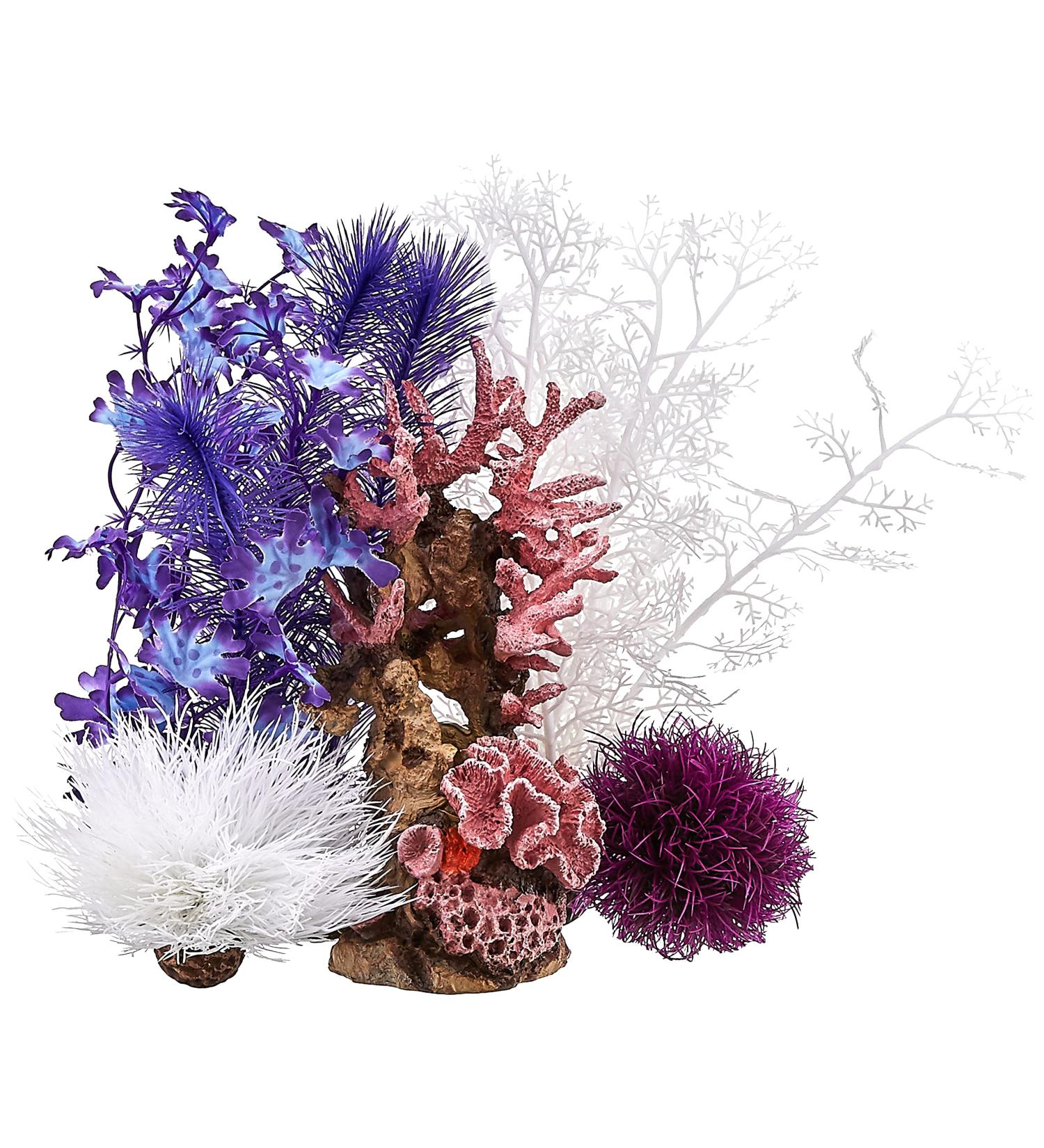 Biorb 48444 Decor Set 30L Pink Ocean | Realistic Aquatic Plants & Stones for Freshwater & Saltwater Aquariums - Buy Online on SooperMarket.com