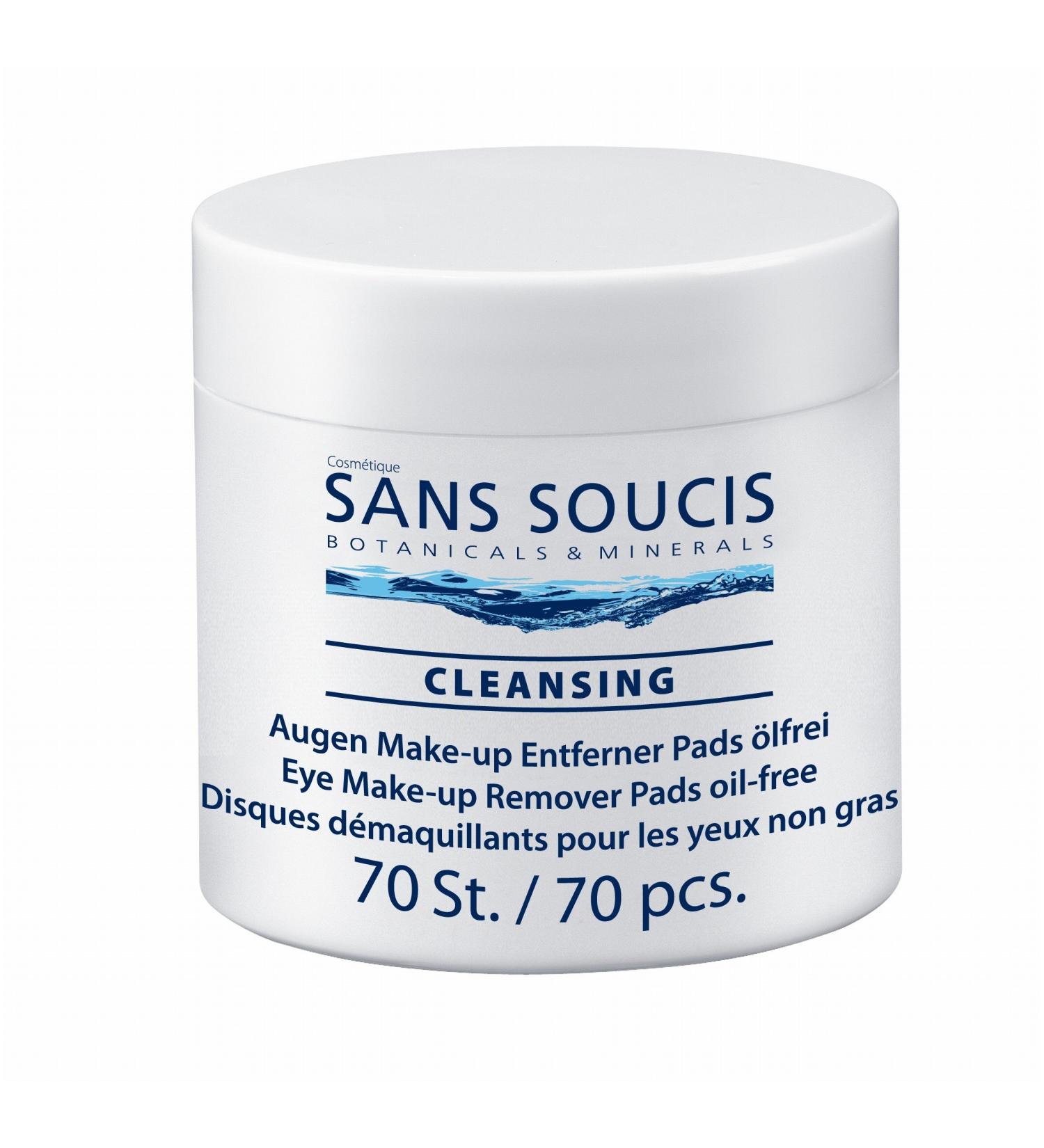 Sans Soucis Cleansing Eye Make-up Remover Pads 70 pcs