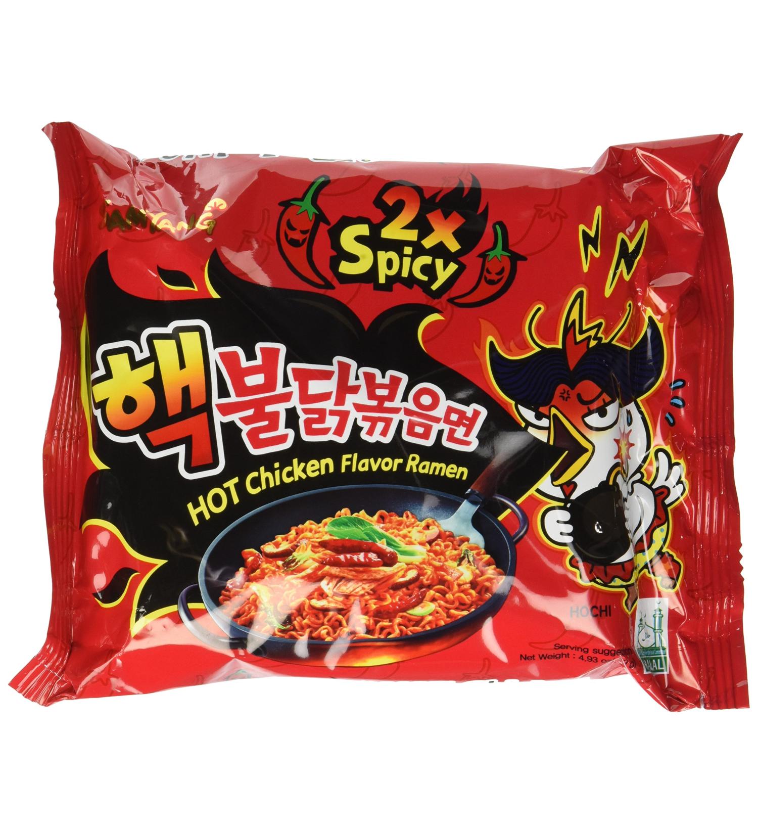 Samyang Hek Buldak Extra Spicy Roasted Chicken Ramen Nuclear Edition 10 Pack 4.93 oz - Pack of 10 - Buy Online on SooperMarket.com