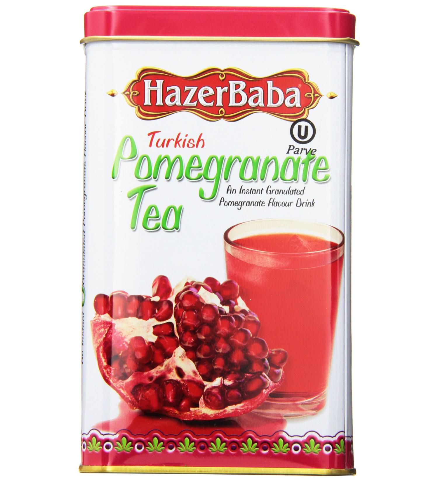 Hazer Baba Turkish Pomegranate Tea 250g Tin - Authentic Flavor | Buy Online - Buy Online on SooperMarket.com