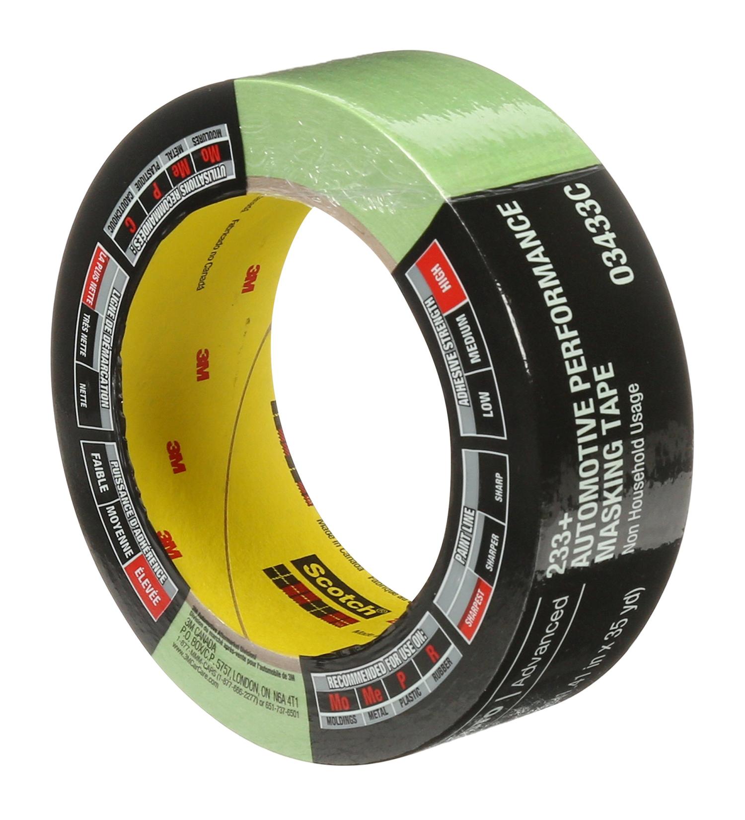 3M Automotive Refinish Masking Tape  06654  36 mm x 55 m  1 Roll Green 36 mm x 55 m - Buy Online on SooperMarket.com