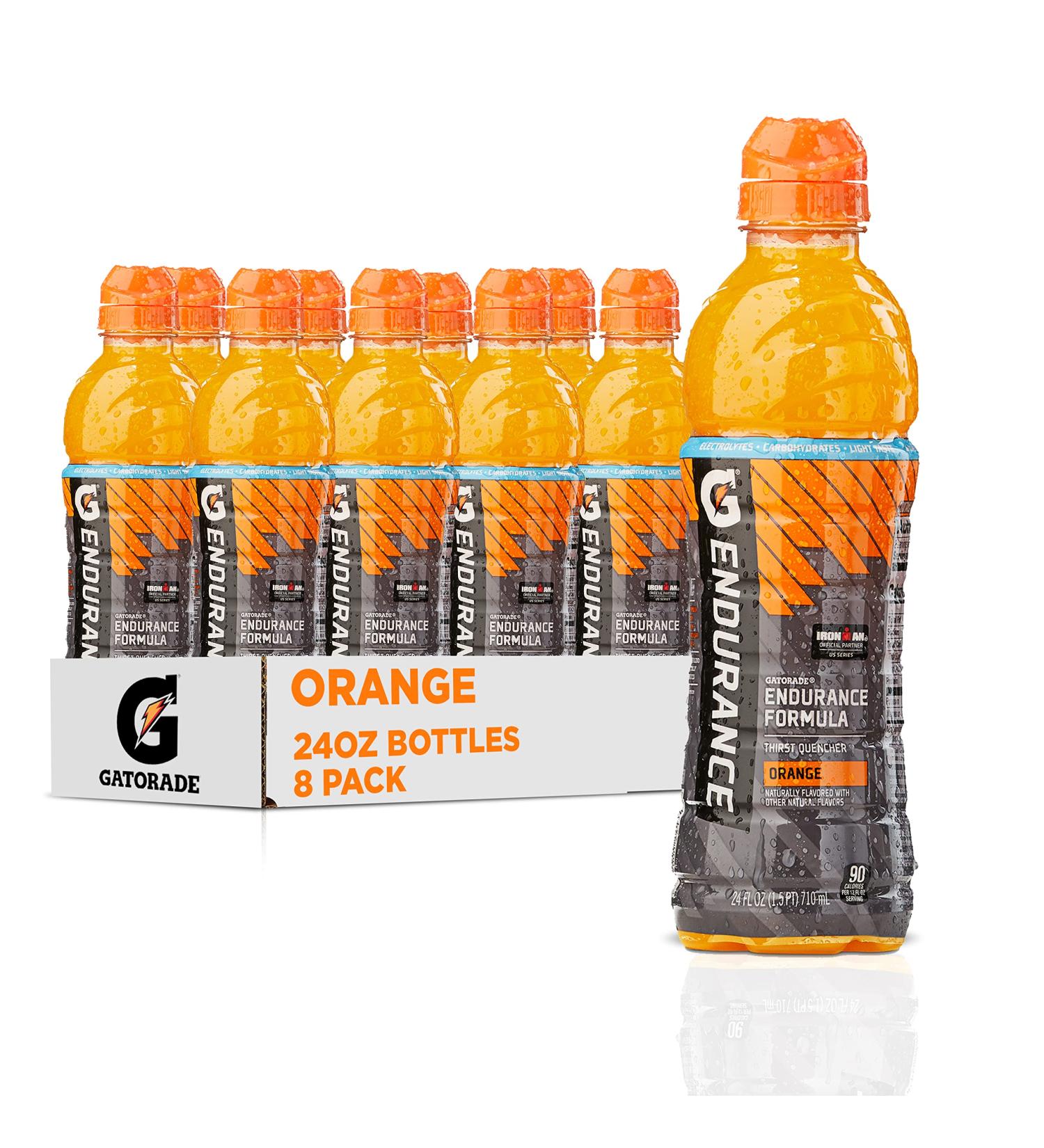 Gatorade Endurance Orange 24oz Bottles (8 Pack) Endurance - Orange 24 Oz (Pack of 8) - Buy Online on SooperMarket.com
