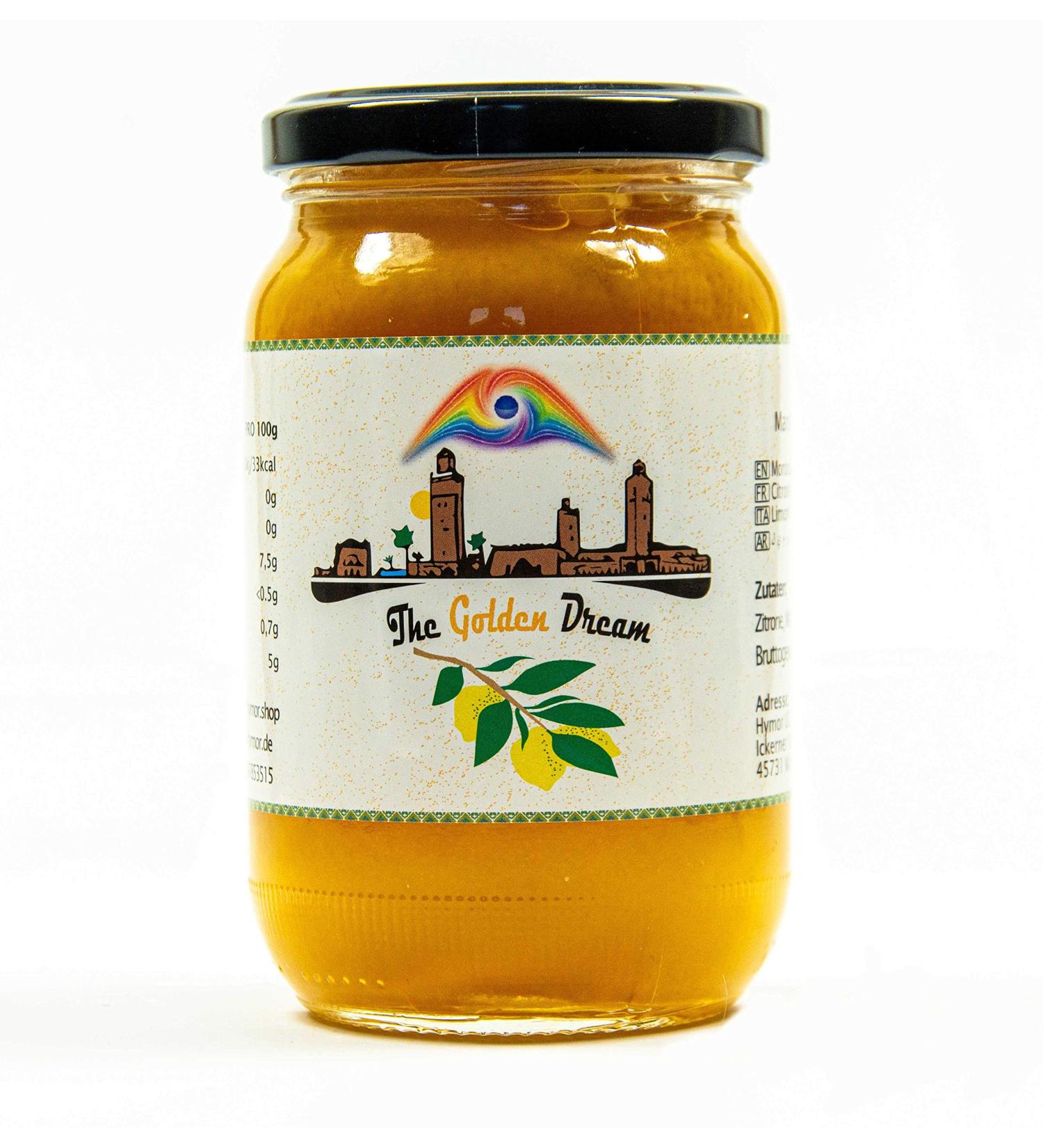 Buy Hymor Moroccan Salt Lemons - 3x250g Glass Jars - Vegan & Gluten-Free Pickled Lemons for Tajine Couscous & Risotto - Authentic Moroccan Flavor - Buy Online on SooperMarket.com