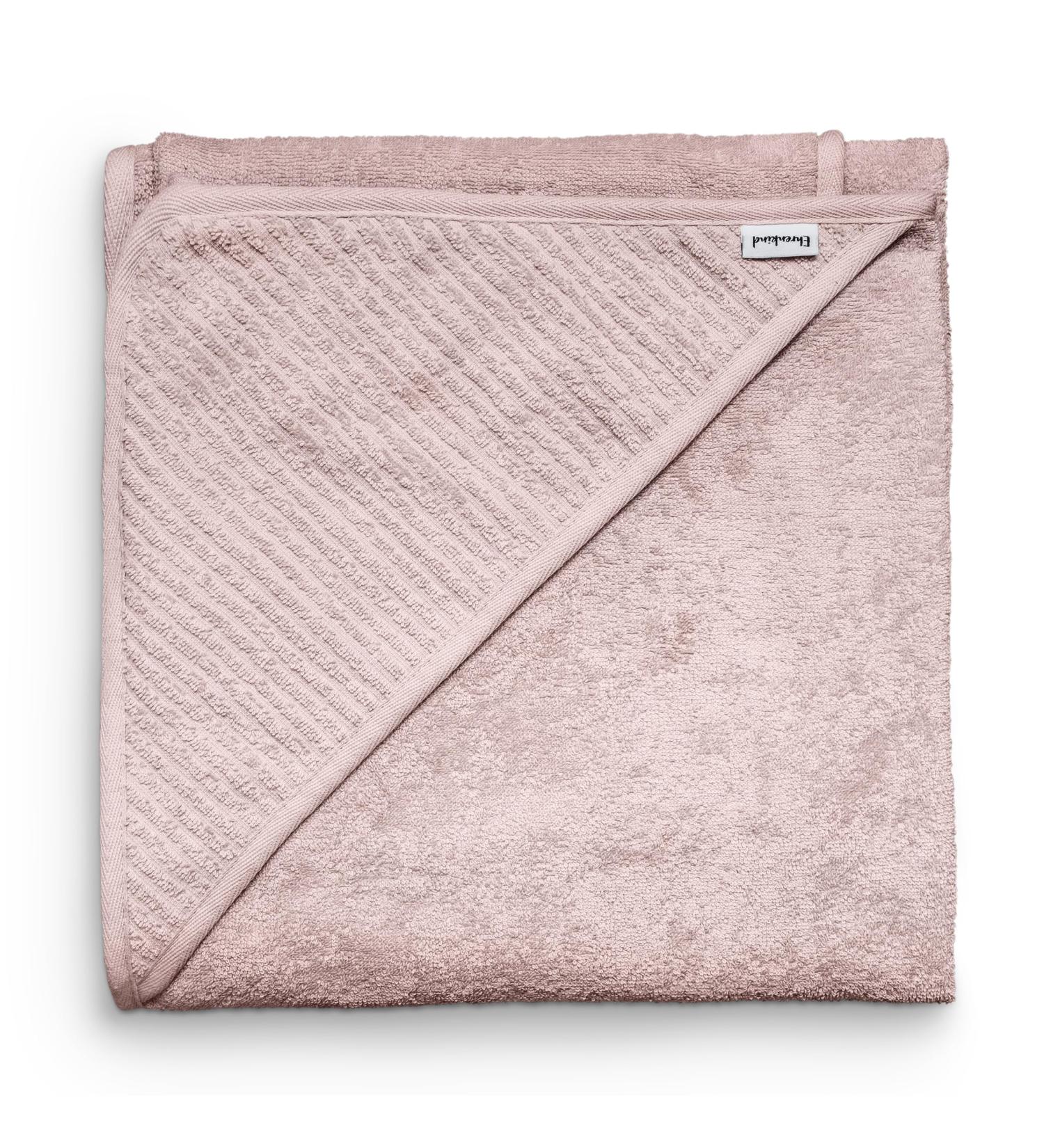 Ehrenkind Hooded Towel - Soft Organic Cotton Baby Bath Towel 100x100 cm in Rose | Perfect Newborn Gift & Essential Baby Equipment - Buy Online on SooperMarket.com
