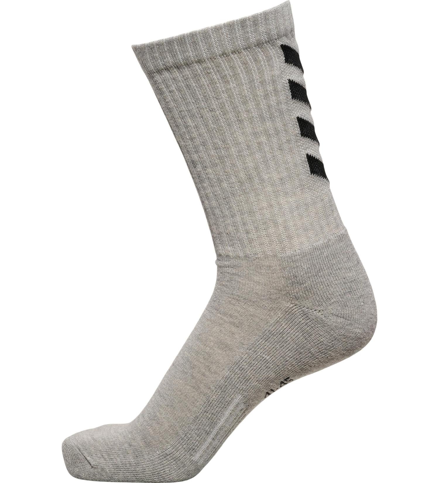 Buy Hummel 3-Pack Socks - Quick-Drying Multisport for Adults Size 42 - Grey Melange | International Shipping Available - Buy Online on SooperMarket.com