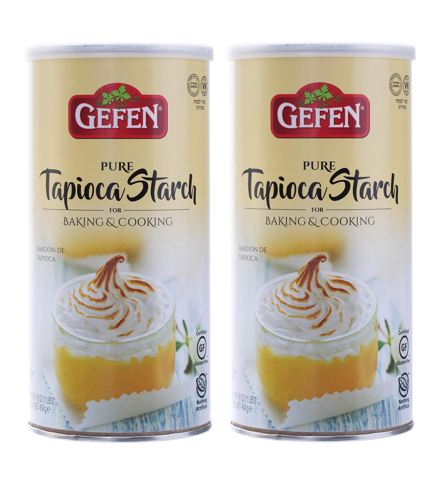 Gefen Gluten Free Tapioca Flour & Starch 16oz (2 pack) | Resealable Lid | Non-GMO - Buy Online on SooperMarket.com