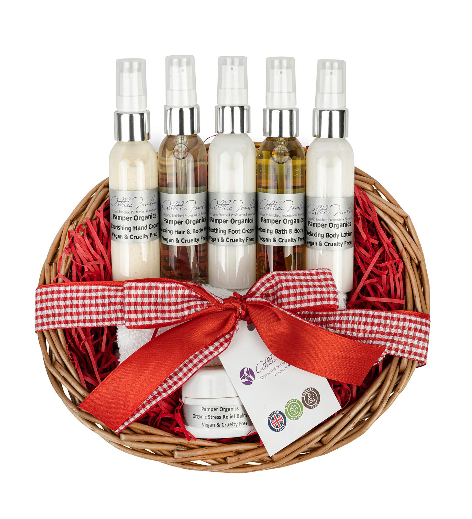 Pamper gift basket for women organic pamper basket mums pampering gift for her self care gift vegan pamper gift set pamper skincare gift women bath and body set women womens pamper gift - Buy Online on SooperMarket.com