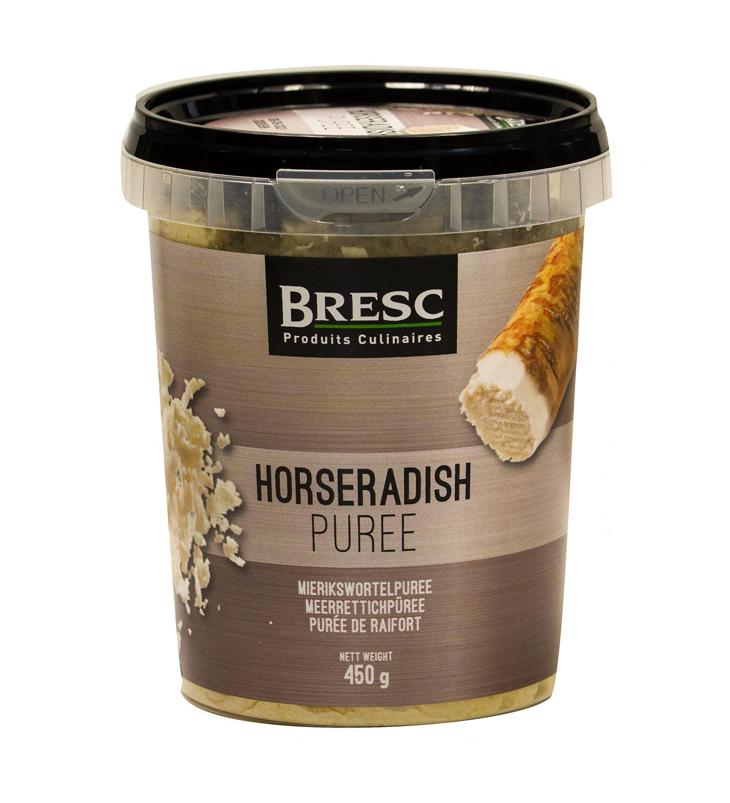 Bresc Horseradish Puree - Vegan 2x450g | Ideal for Fish Salads & Dressings | Authentic Slavic Cuisine - Buy Online on SooperMarket.com