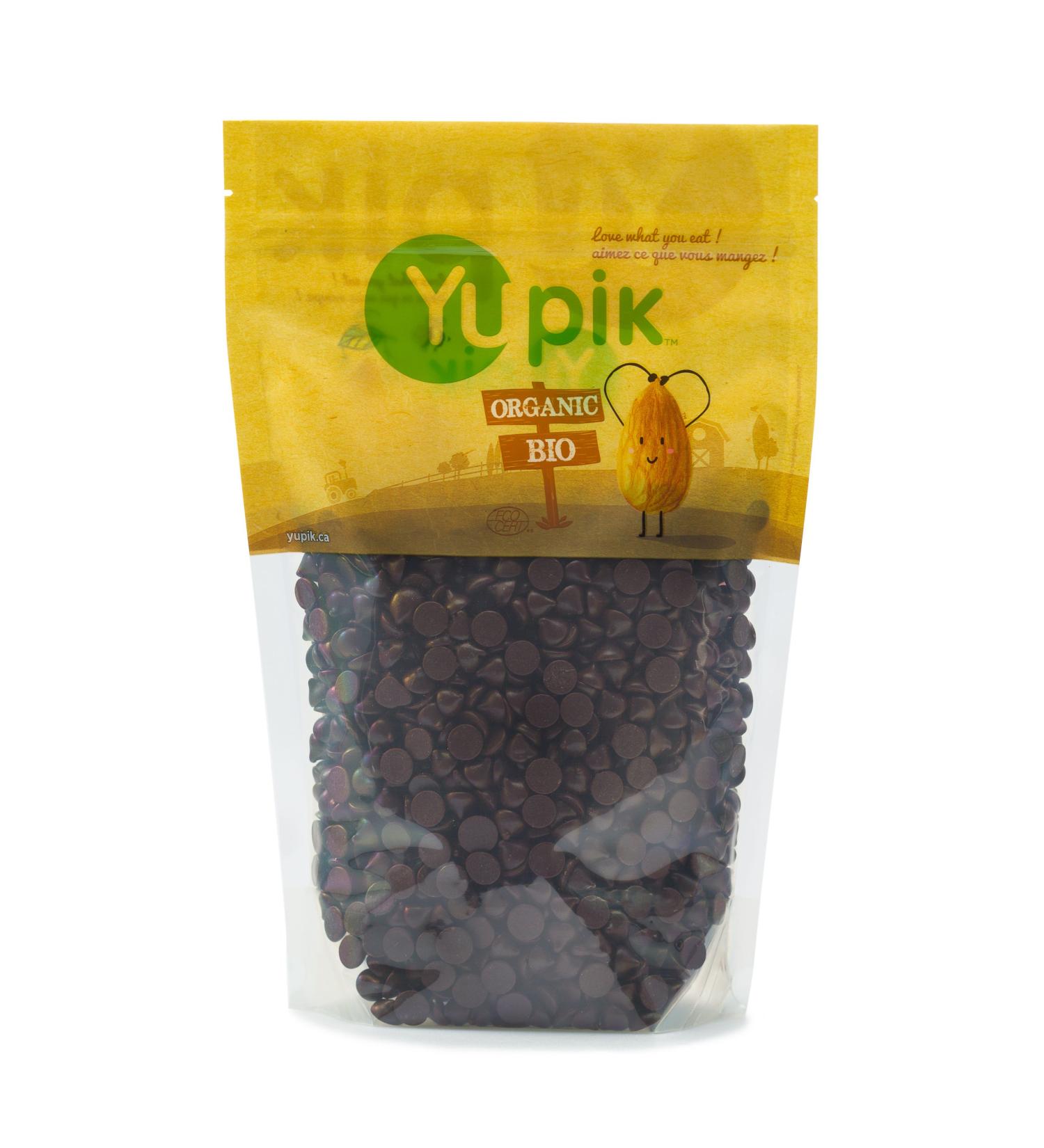 Yupik 70% Dark Chocolate  Organic Vegan Chips  2.2 lb - Buy Online on SooperMarket.com