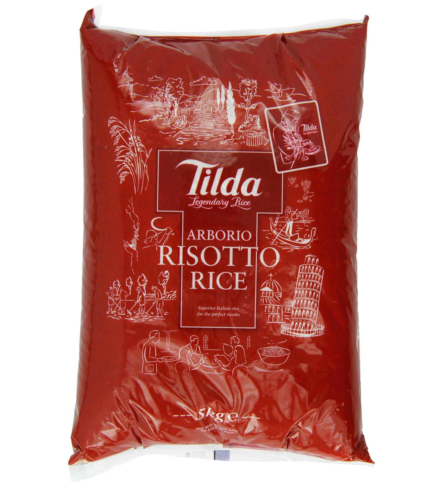 Tilda Arborio Risotto Rice 5 kg - Premium Quality Italian Rice for Delicious Risotto Dishes - Buy Online on SooperMarket.com