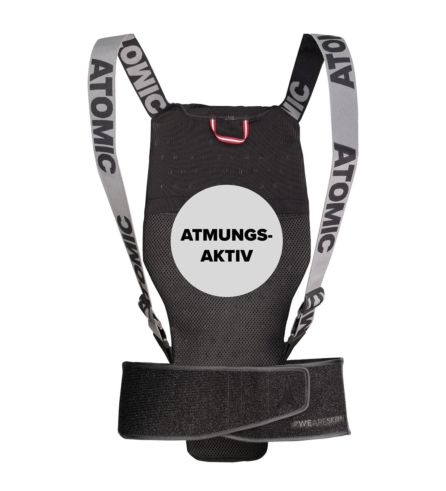 Atomic Live Shield Black Size M - High-Quality Multi-Density Foam Back Protector | Lightweight & Breathable Active Protection - Buy Online on SooperMarket.com