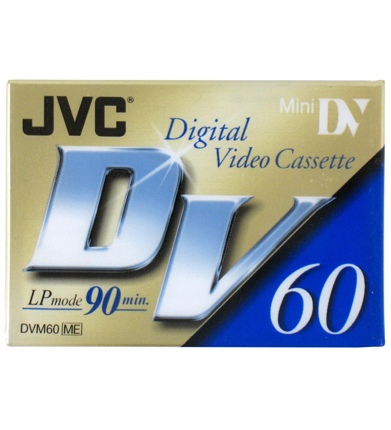 JVC - Digital Video Cassette - M-DV60ME - Blank Mini DV - 90 Mins - 3 Pack