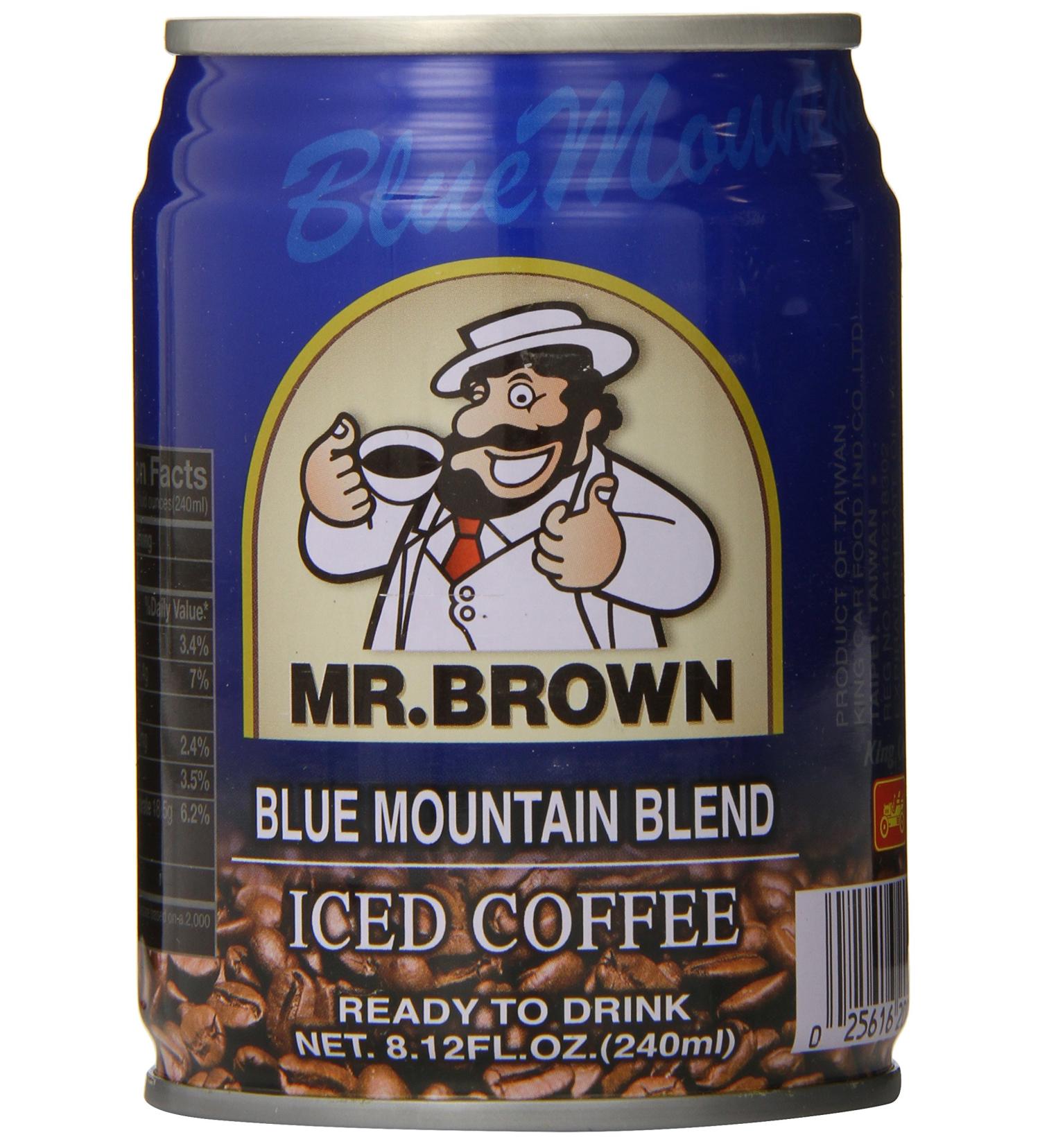 Mr. Brown Blue Mountain Iced Coffee 8.12 oz (Pack of 24) - Premium Brew for True Coffee Lovers - Buy Online on SooperMarket.com