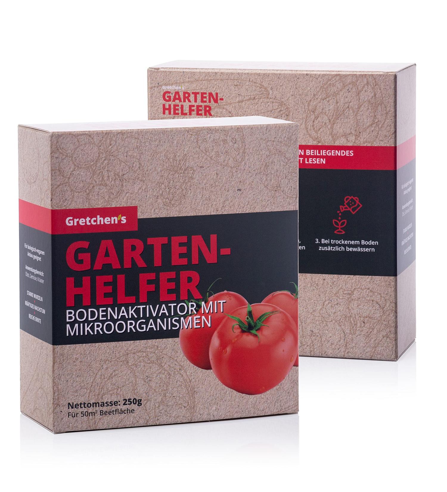 Gretchen Organic Microorganisms 250g - Vegan Vegetable Fertilizer for Gardens Herbs & Tomatoes - Buy Online on SooperMarket.com