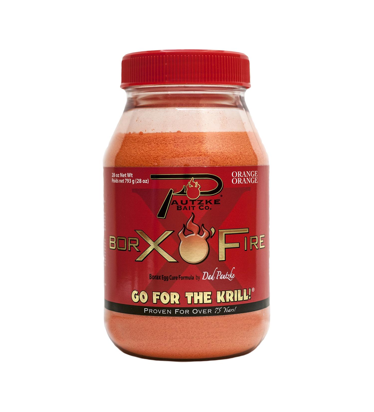 Pautzke Bait Borax O'Fire (Orange 28oz) - Premium Fish Attractant | Buy Now - Buy Online on SooperMarket.com