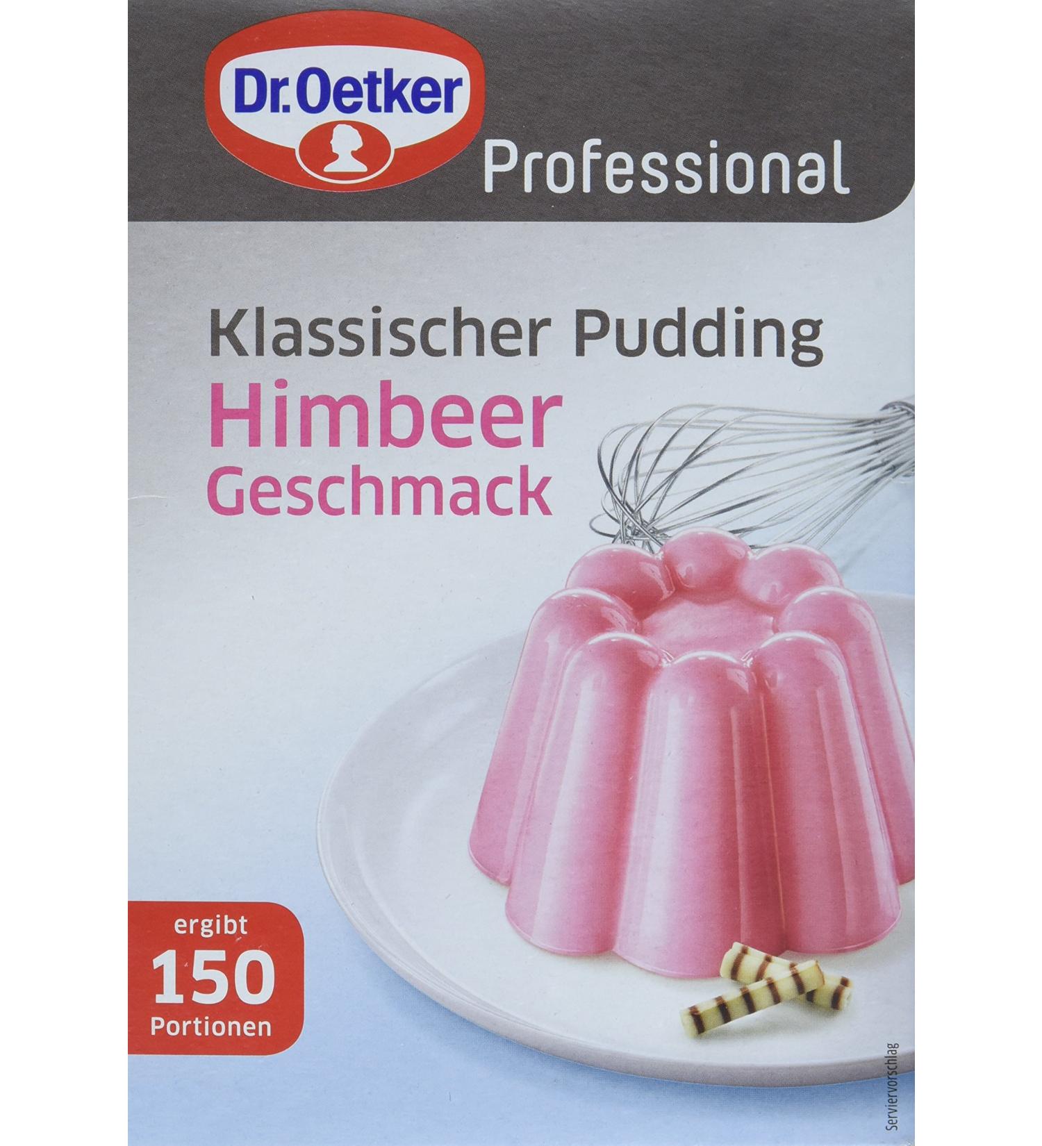 Buy Dr. Oetker Professional Classic Raspberry Pudding Powder - 1 kg Pack for Delicious Desserts | International Shipping Available - Buy Online on SooperMarket.com