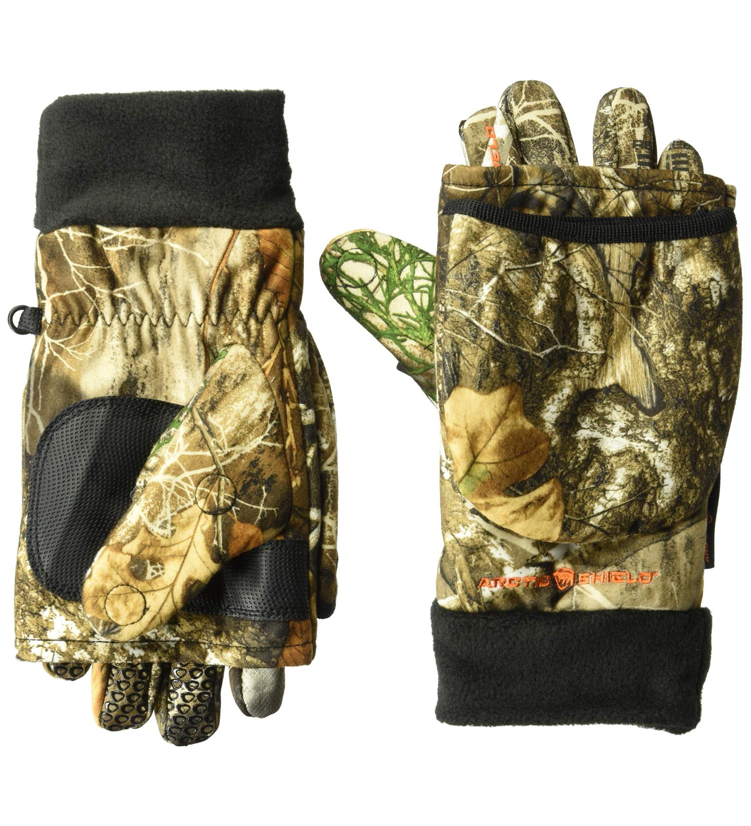 ArcticShield Unisex Tech Finger System Gloves Realtree Edge Medium