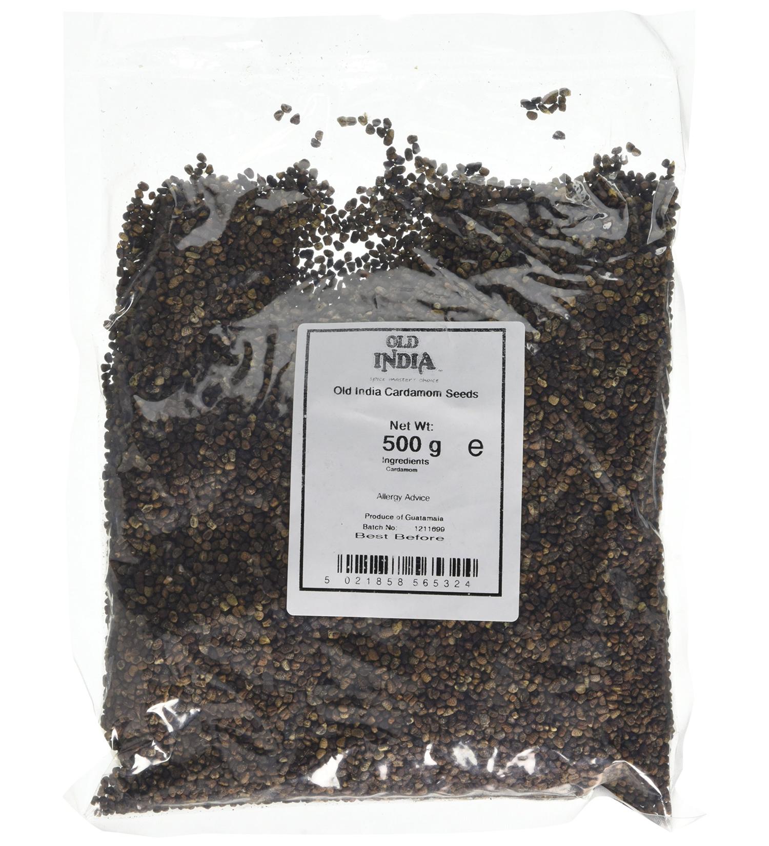 Premium Old India Cardamom Seeds - 500g | High-Quality Spice from India - Buy Online on SooperMarket.com