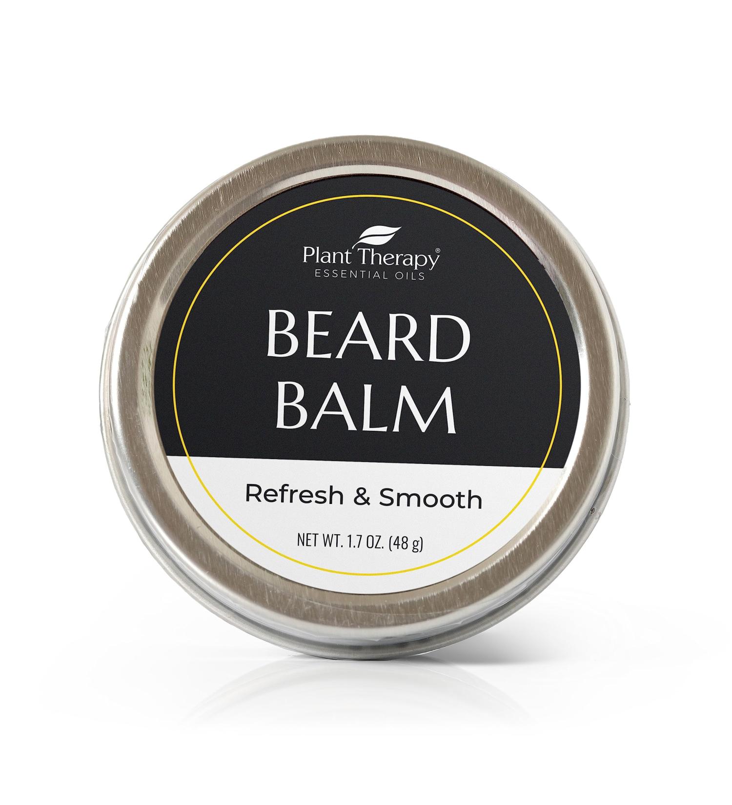Plant Therapy Hair Therapy Beard Balm 1.7 oz - Hydrating & Soothing with Shea Butter Argan Oil & Millet Seed for a Smooth Beard - Buy Online on SooperMarket.com