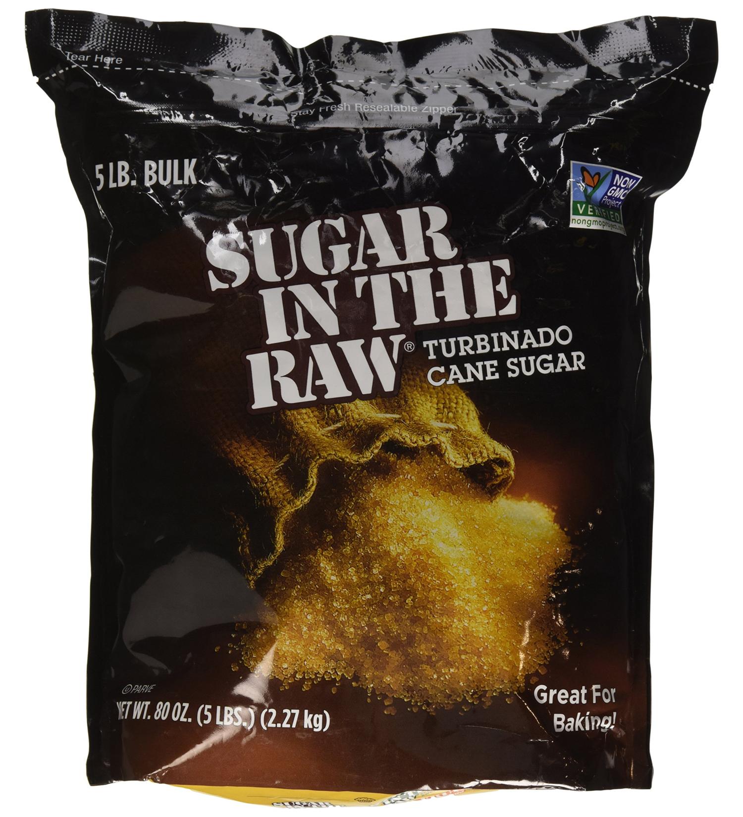 Sugar in the Raw Turbinado Sugar 5 lb - Natural Cane Sugar Pack of 1 - Buy Online on SooperMarket.com