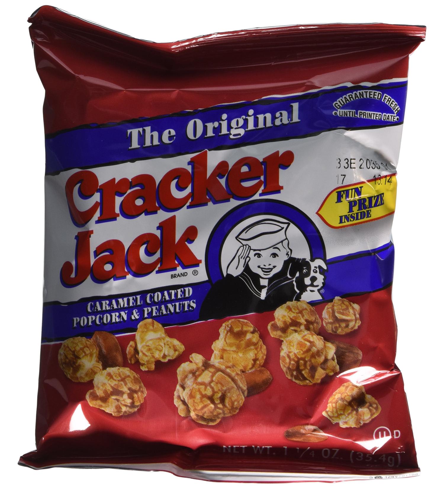 Cracker Jack 1.25 oz. Bags - Pack of 24, Classic Crunchy Snack - Buy Online on SooperMarket.com
