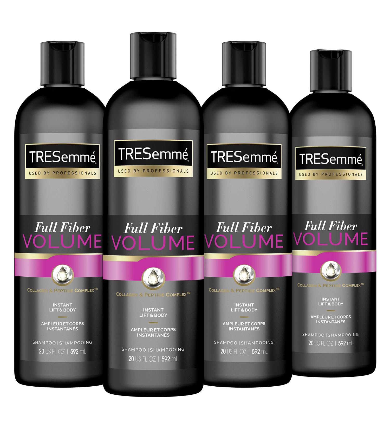 TRESemm Fiber Full Volume Shampoo - 20 oz x 4 Pack | Instant Lift and Long-Lasting Body - Buy Online on SooperMarket.com