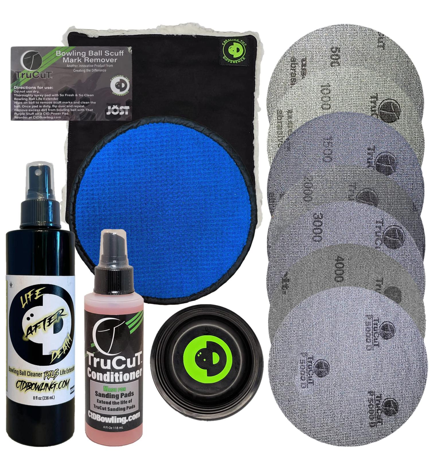 CDT Tournament Bowler Kit with 5 TruCut Sanding Pads - Buy Online on SooperMarket.com