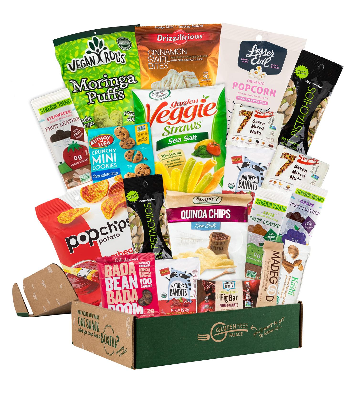 Vegan Healthy Snacks Variety Pack - 20 Count | Guilt-Free Treats - Buy Online on SooperMarket.com