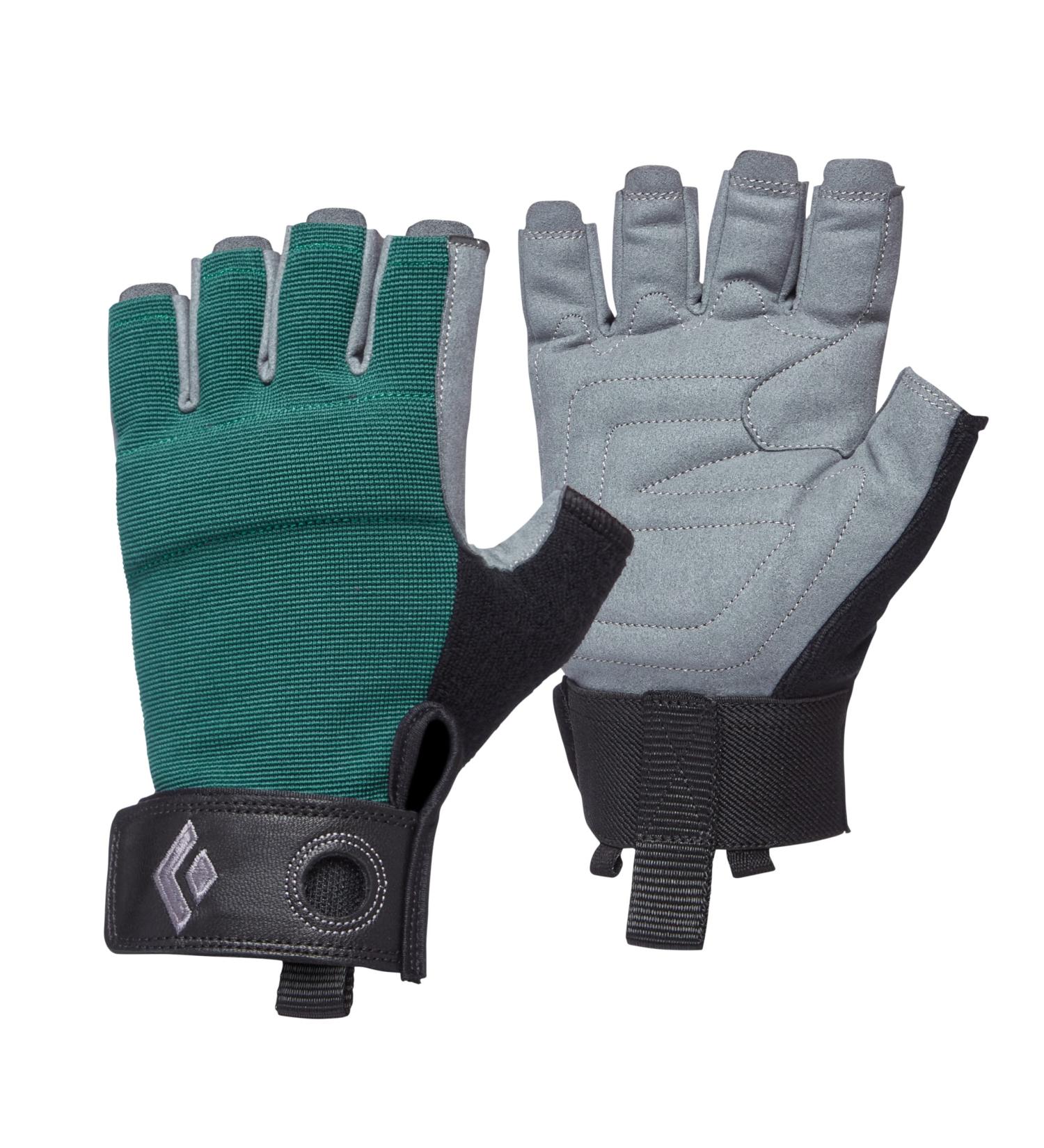 Black Diamond Women's W Crag Half Finger Gloves - Raging Sea | Premium Climbing Gear for Ultimate Grip & Comfort | Shop Internationally - Buy Online on SooperMarket.com