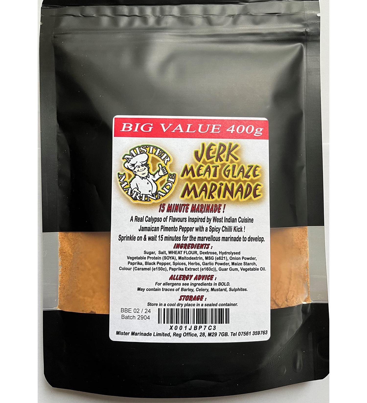 MISTER MARINADE Meat Glaze Marinade Big Value 400g BBQ Seasoning (Jamaican Jerk)