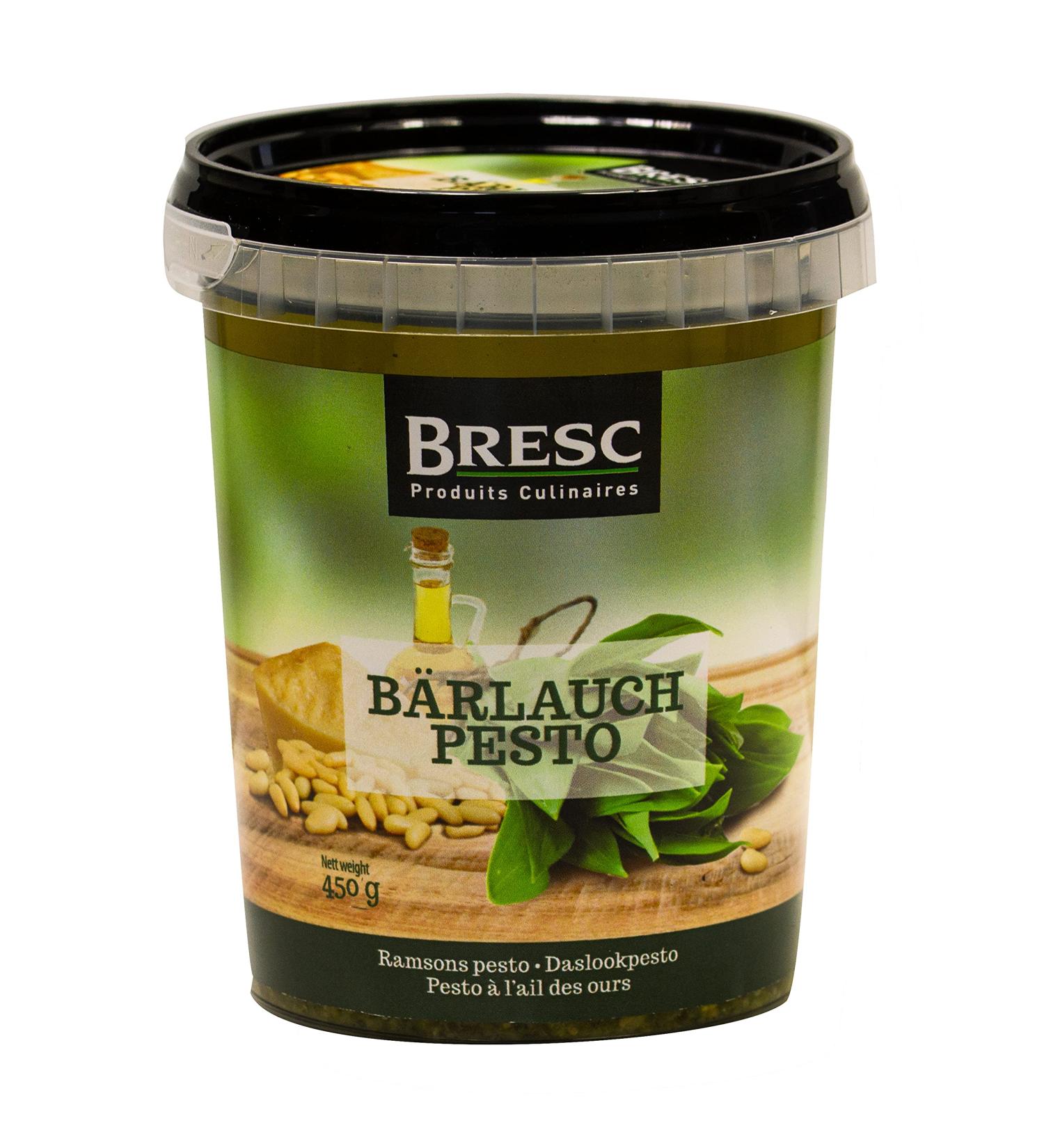 Bresc Wild Garlic Pesto 450g - Intense Flavor Herb Blend with Basil Pecorino & Pine Nuts - Enjoy Cold or Warm - International Shipping Available - Buy Online on SooperMarket.com