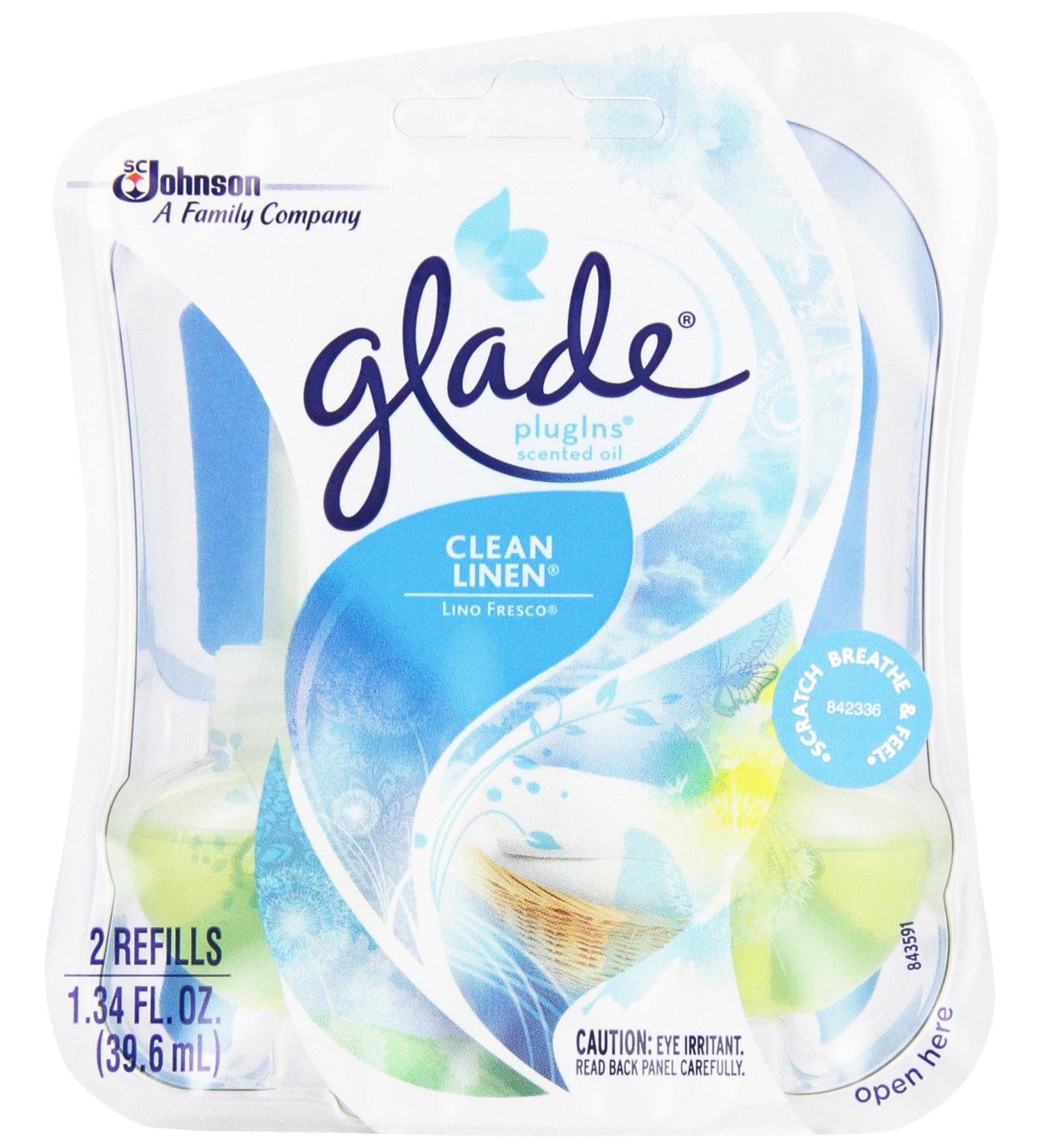 Buy Glade 14384 Plug Refill - Linen Scent | International Shipping Available - Buy Online on SooperMarket.com