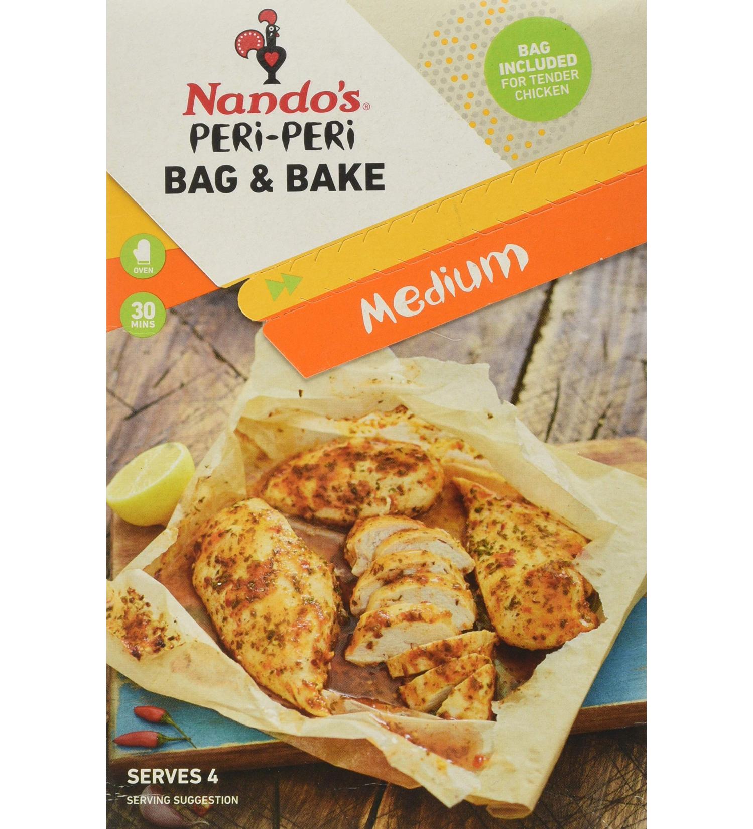 Nando's Peri-Peri Bag & Bake Medium 20g - Buy Online on SooperMarket.com