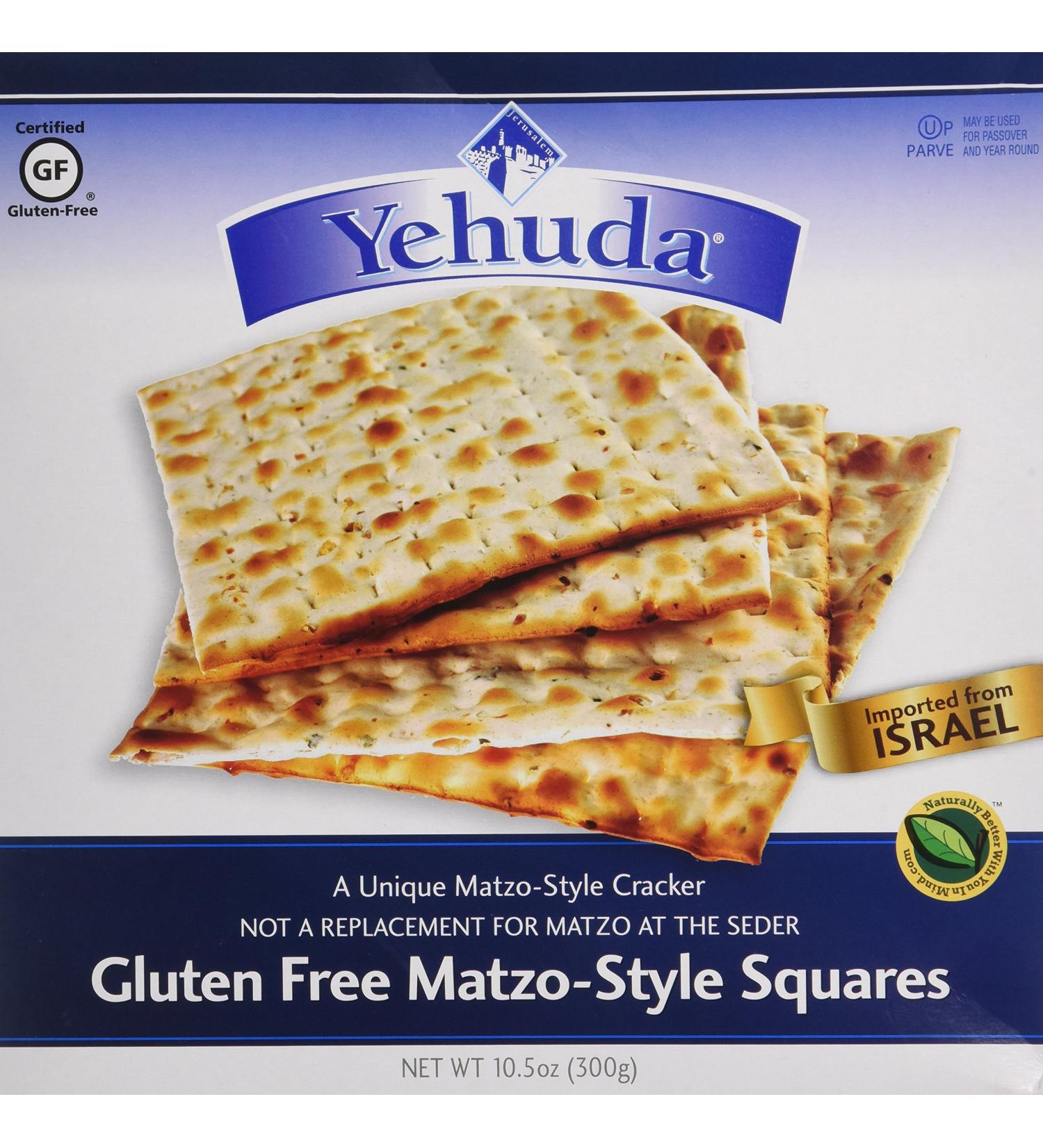 Yehuda Matzo Squares Gluten-Free 10.5 oz. (Pack of 2) | Buy Online Now - Buy Online on SooperMarket.com