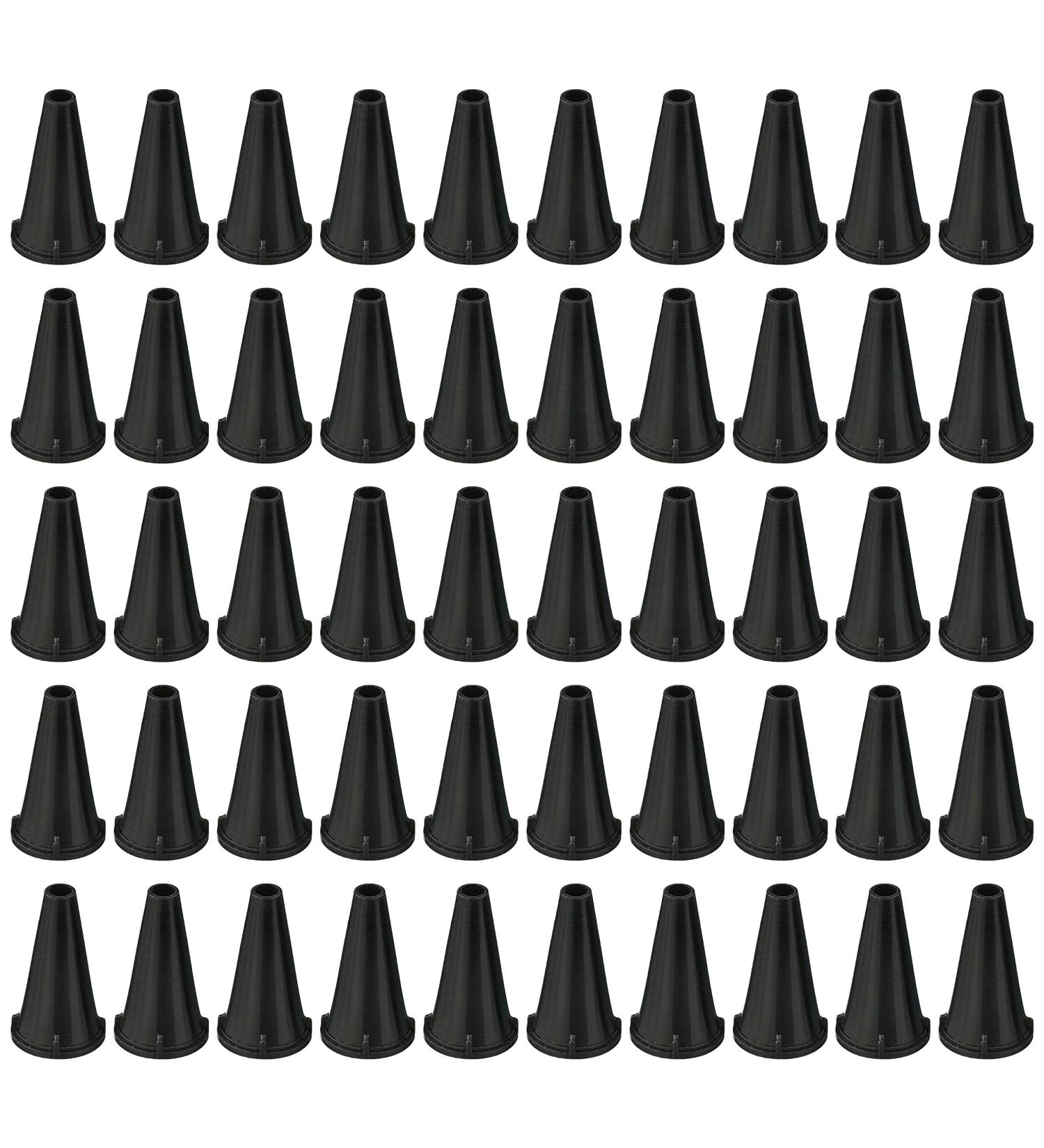 ZYREV ZetaLife Otoscope Cover Specula Tips Pack of 50 - 2.5/3.5 mm Disposable Plastic Speculum for Otoscope - Otoscope Covers - Buy Online on SooperMarket.com