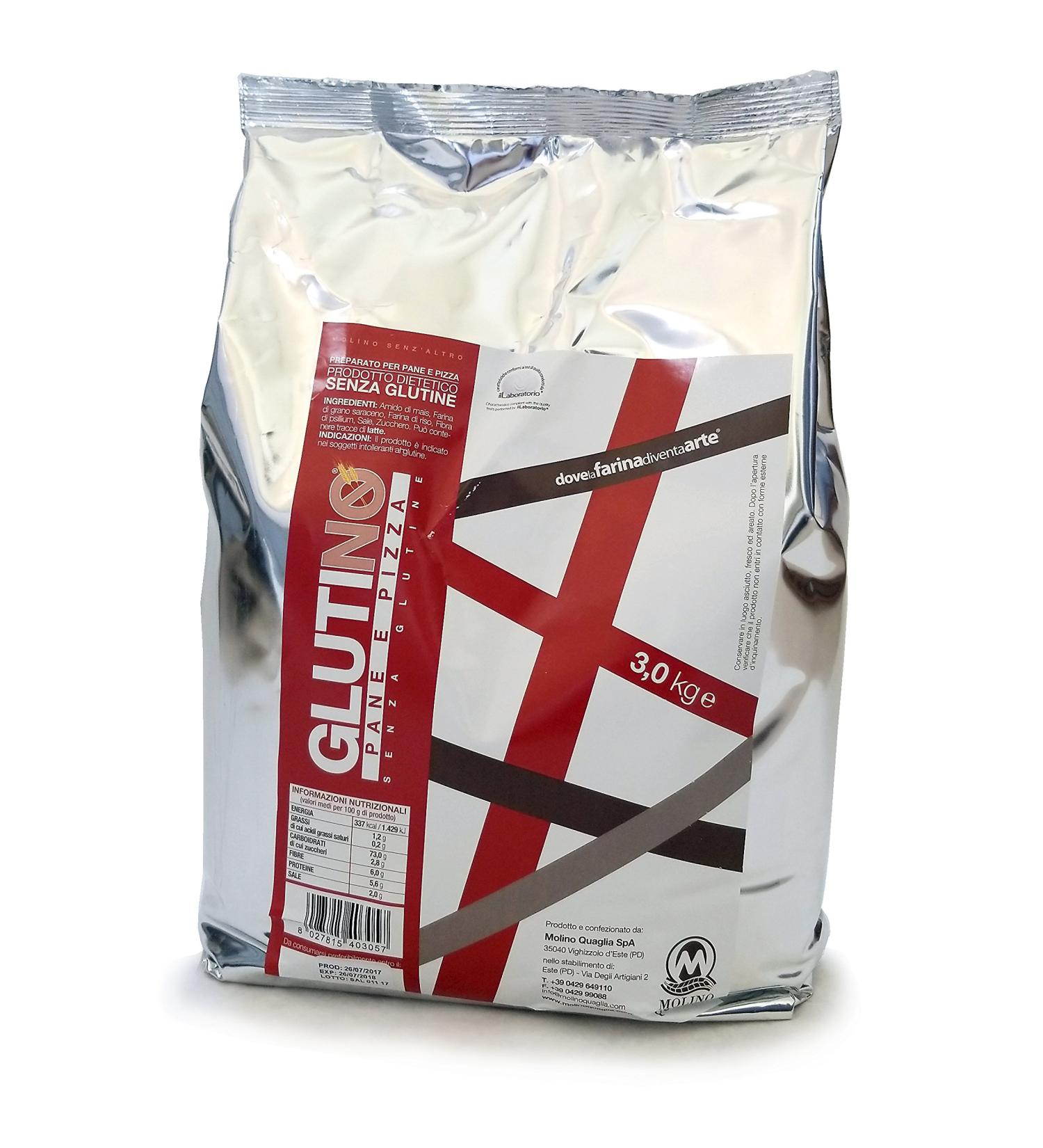 Gluten Free Flour Glutin Kg. 3 - Bread and Pizza
