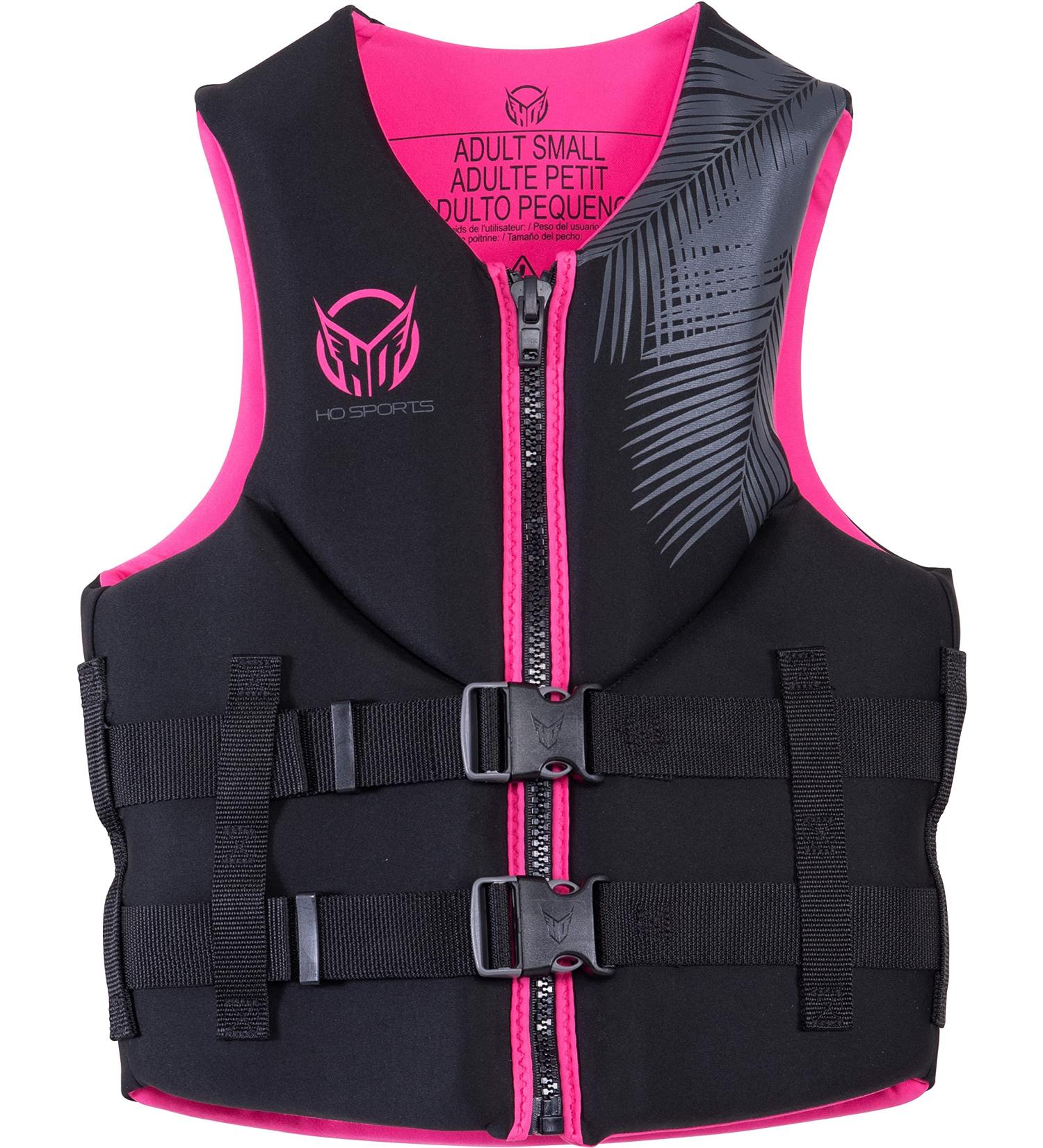 HO Pursuit CGA Womens Wakeboard Vest Black/Pink Large
