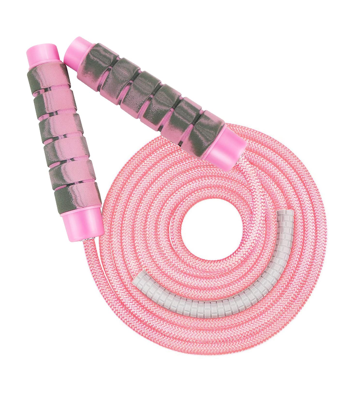 Adjustable Imoebel Jumping Rope - Cotton Speed Rope with Ball Bearings for Adults & Kids | Anti-Slip Ergonomic Handles for Fitness & Weight Loss - Buy Online on SooperMarket.com