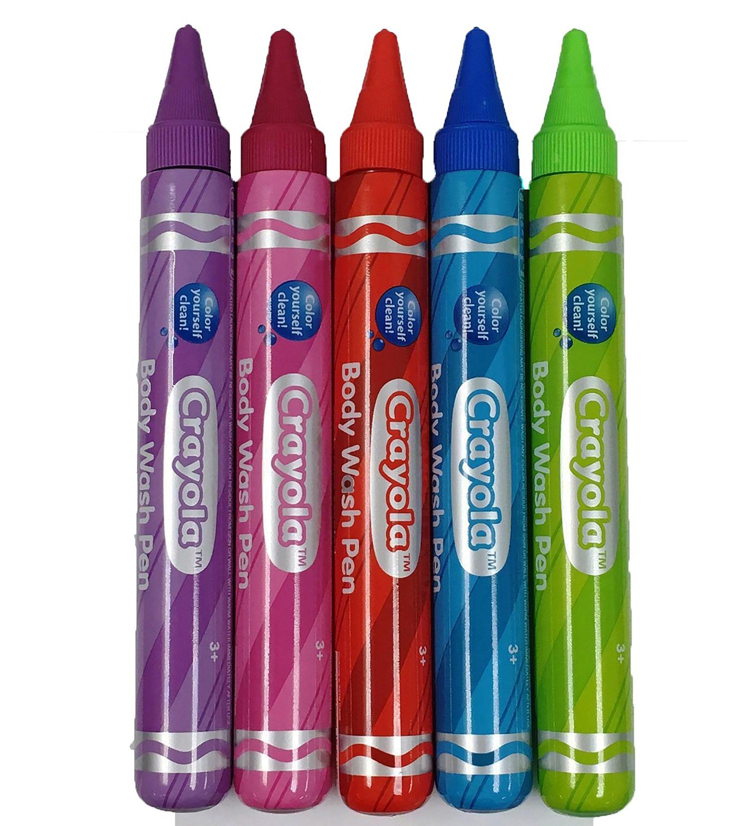 Buy Crayola Crayon Kids Body Wash Pen Tubes - Fun Colored & Scented Set of 5 | International Shipping - Buy Online on SooperMarket.com