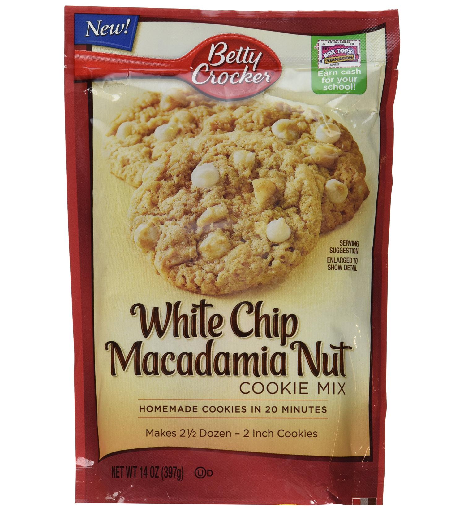 Betty Crocker White Chip Macadamia Cookie Mix 14 Oz (3 Pack) - Delicious Homemade Cookies - Buy Online on SooperMarket.com