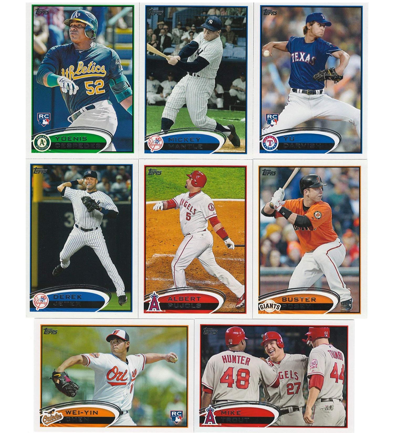 2012 Topps Baseball Series Complete Mint Hand Collated 660 Card Set Including Derek Jeter and the First Regular Issue Mike Trout Card Plus - Buy Online on SooperMarket.com