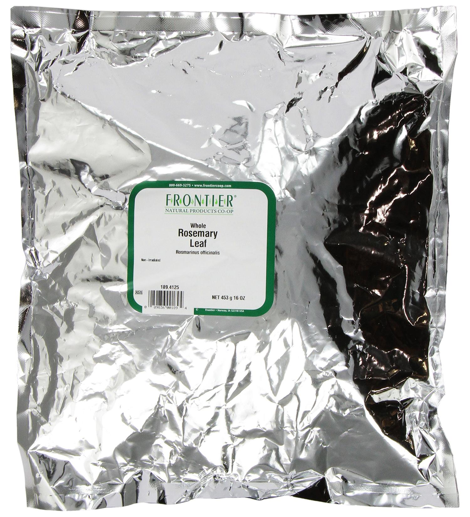 Frontier Rosemary Leaf Whole 16 oz (Pack of 2) - Organic Herbal Spice for Cooking and Seasoning - Buy Online on SooperMarket.com