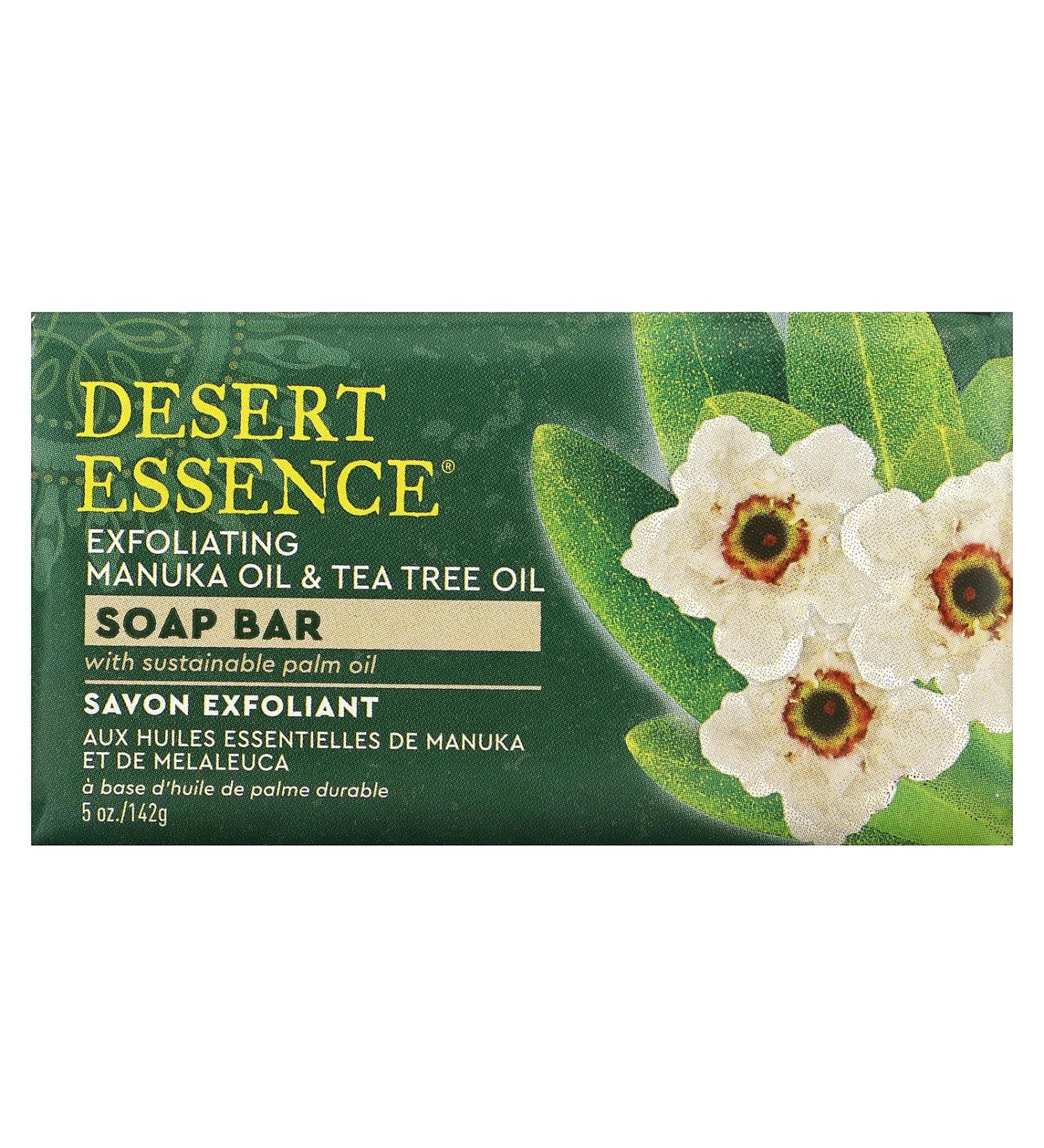 Desert Essence Manuka Tea Tree Oil Soap Bar | Natural Cleanser for Healthy Skin | International Shipping - Buy Online on SooperMarket.com