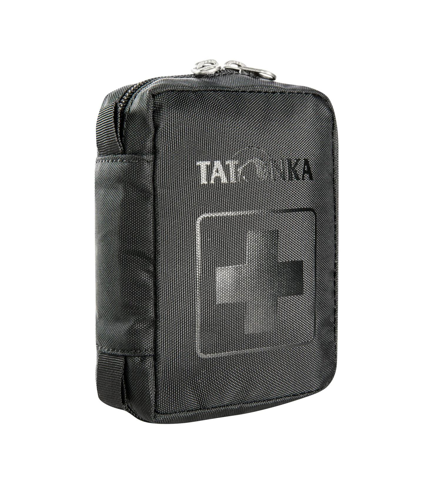 Tatonka First Aid XS - DIY First Aid Bag with Divided Compartment & Belt Loop - Compact Black (10 x 7 x 4 cm) - Buy Online on SooperMarket.com